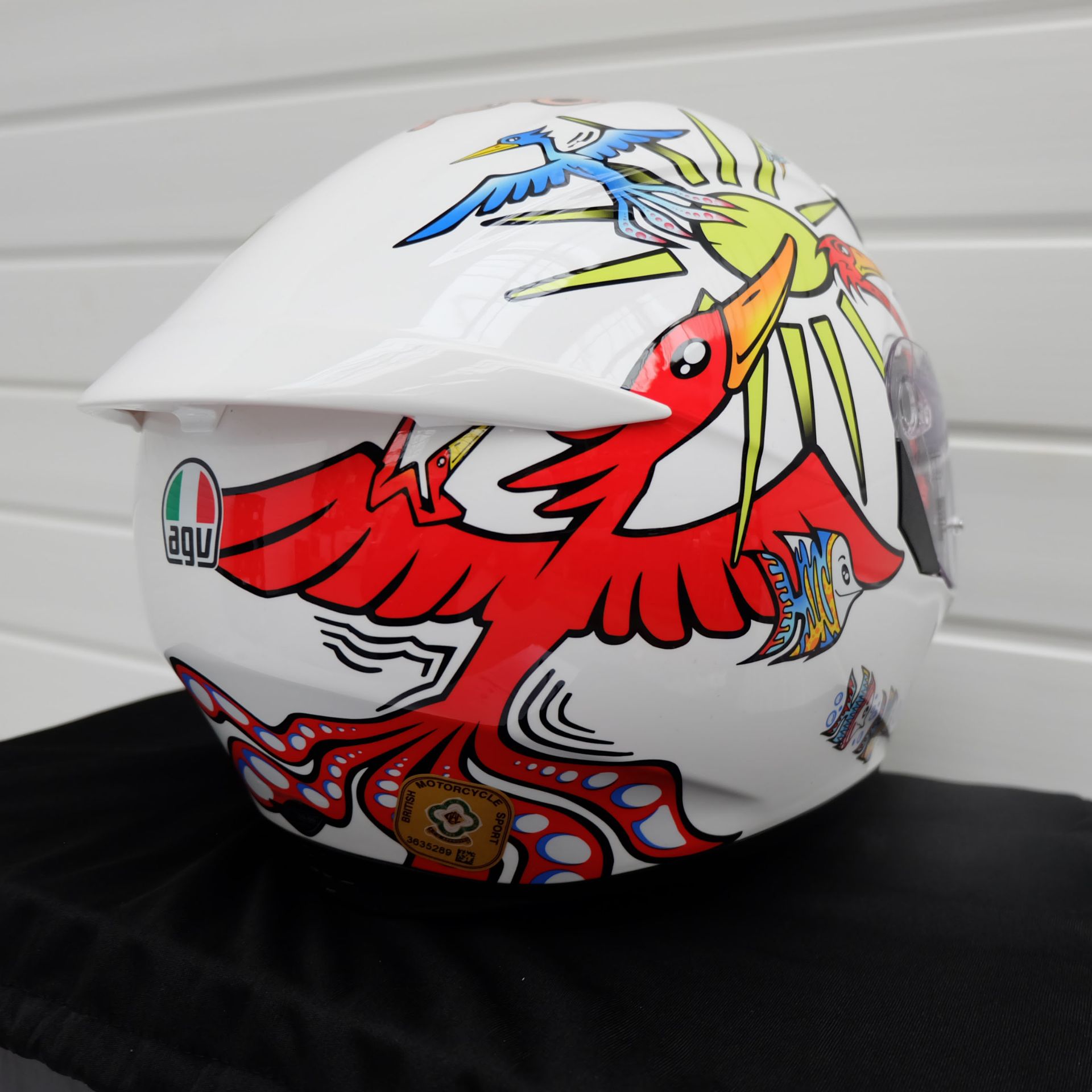 AGV K3 SV-S White Zoo Size Large - Image 8 of 14