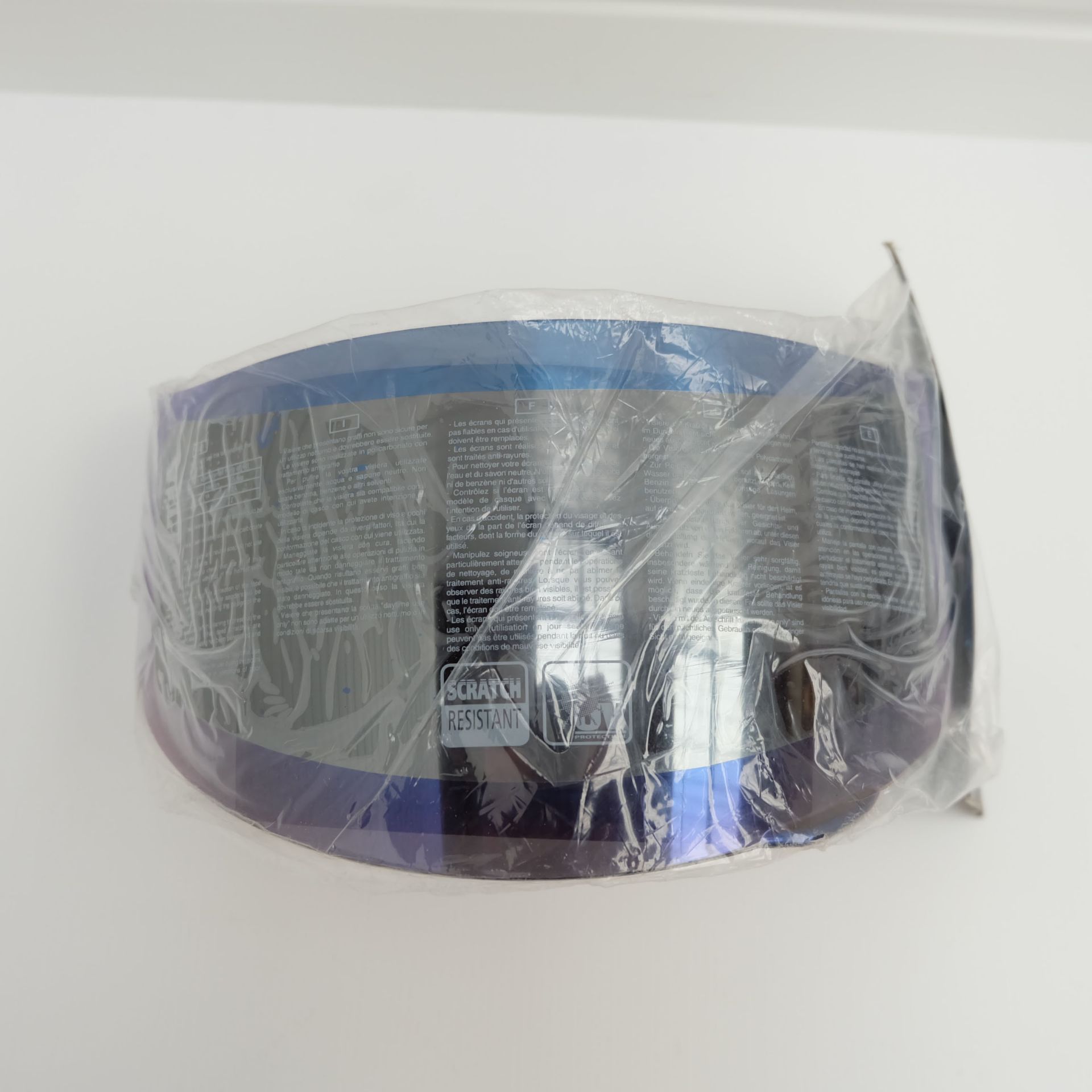 AGV GT2 Anti Scratch Pinlock Ready Replacement Visor Dark Tint. Iridum Blue - Image 3 of 6