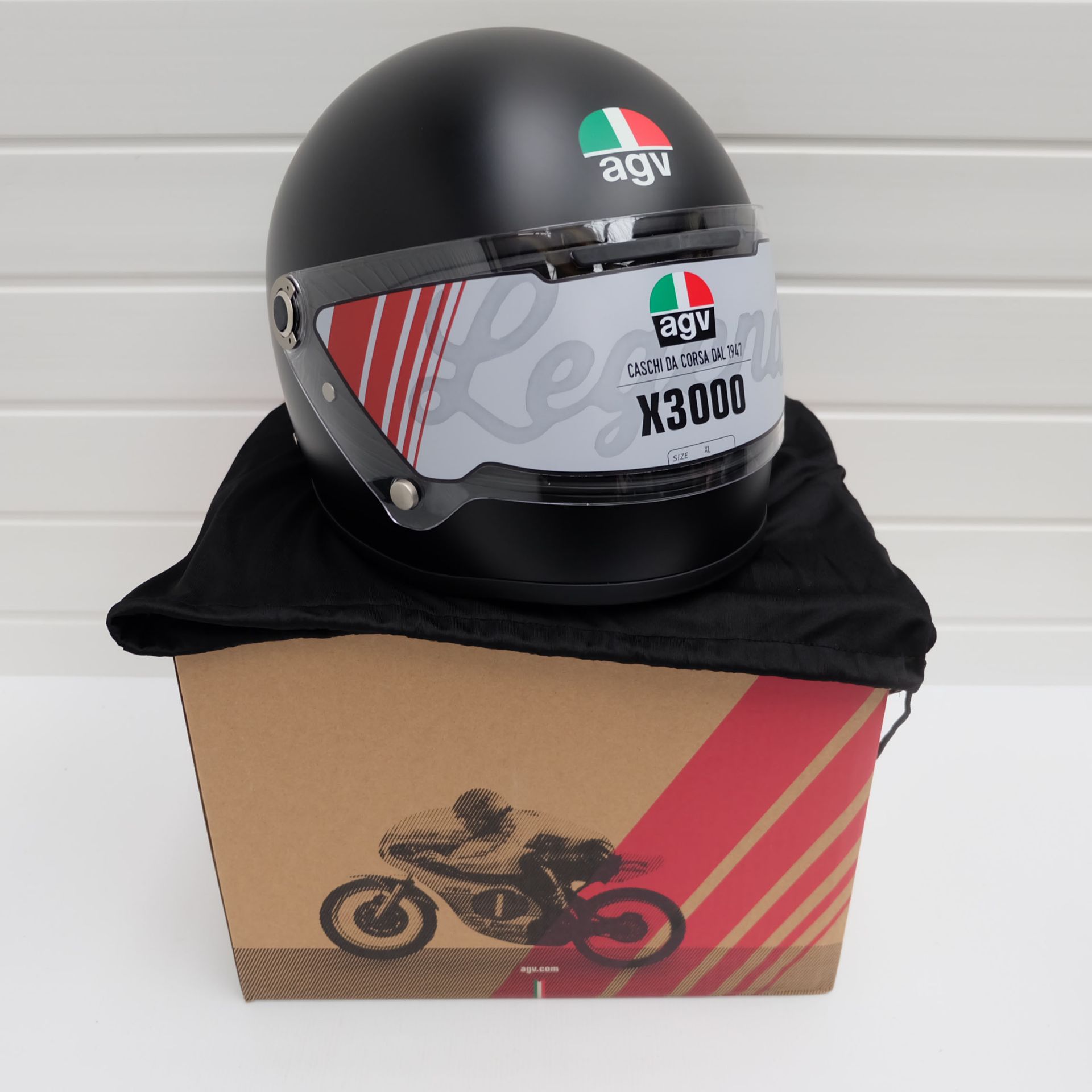 AGV X3000 Full Face Helmet Matt Black Size XL