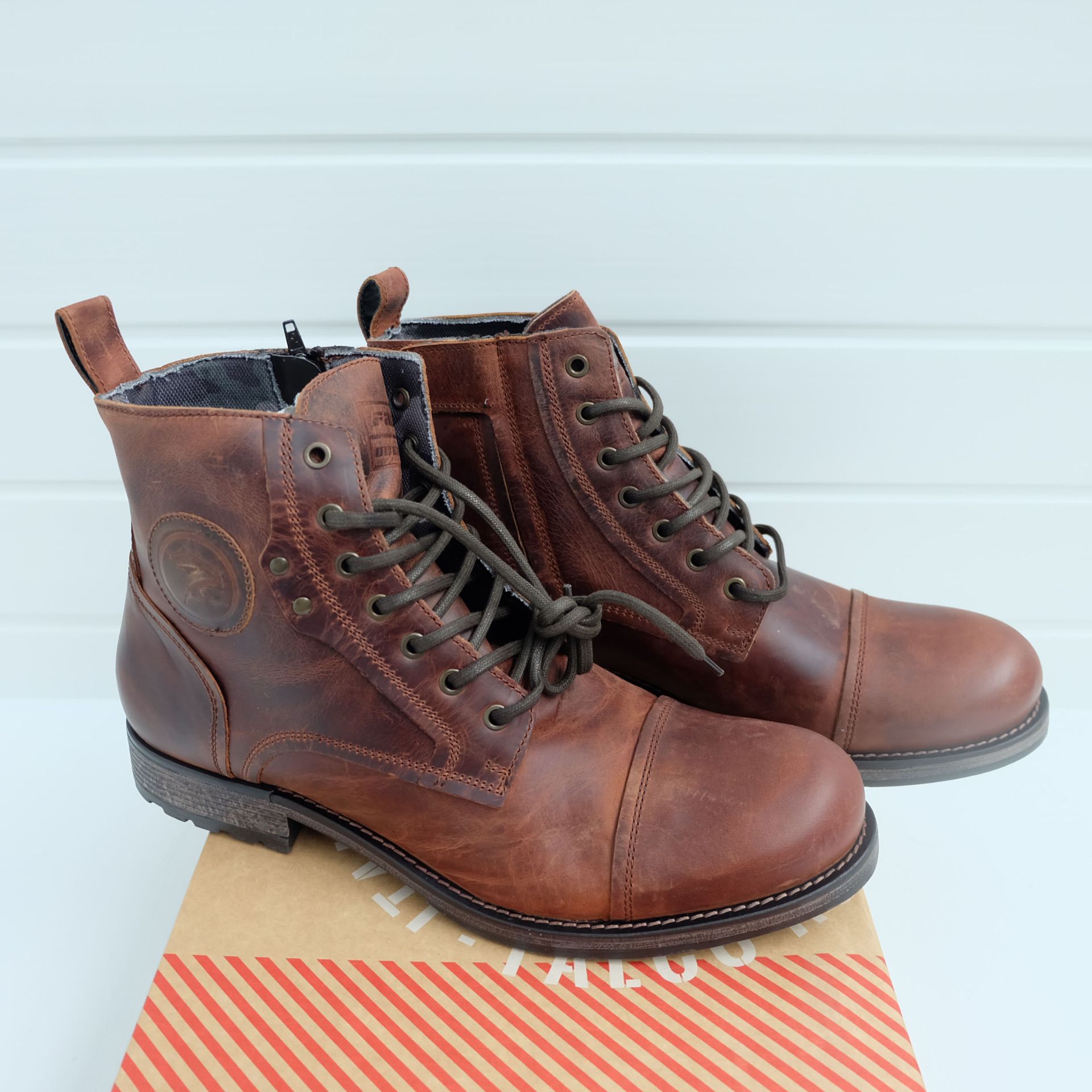 Falco Kaspar Leather Short Boots 47/UK12 - Bild 2 aus 6