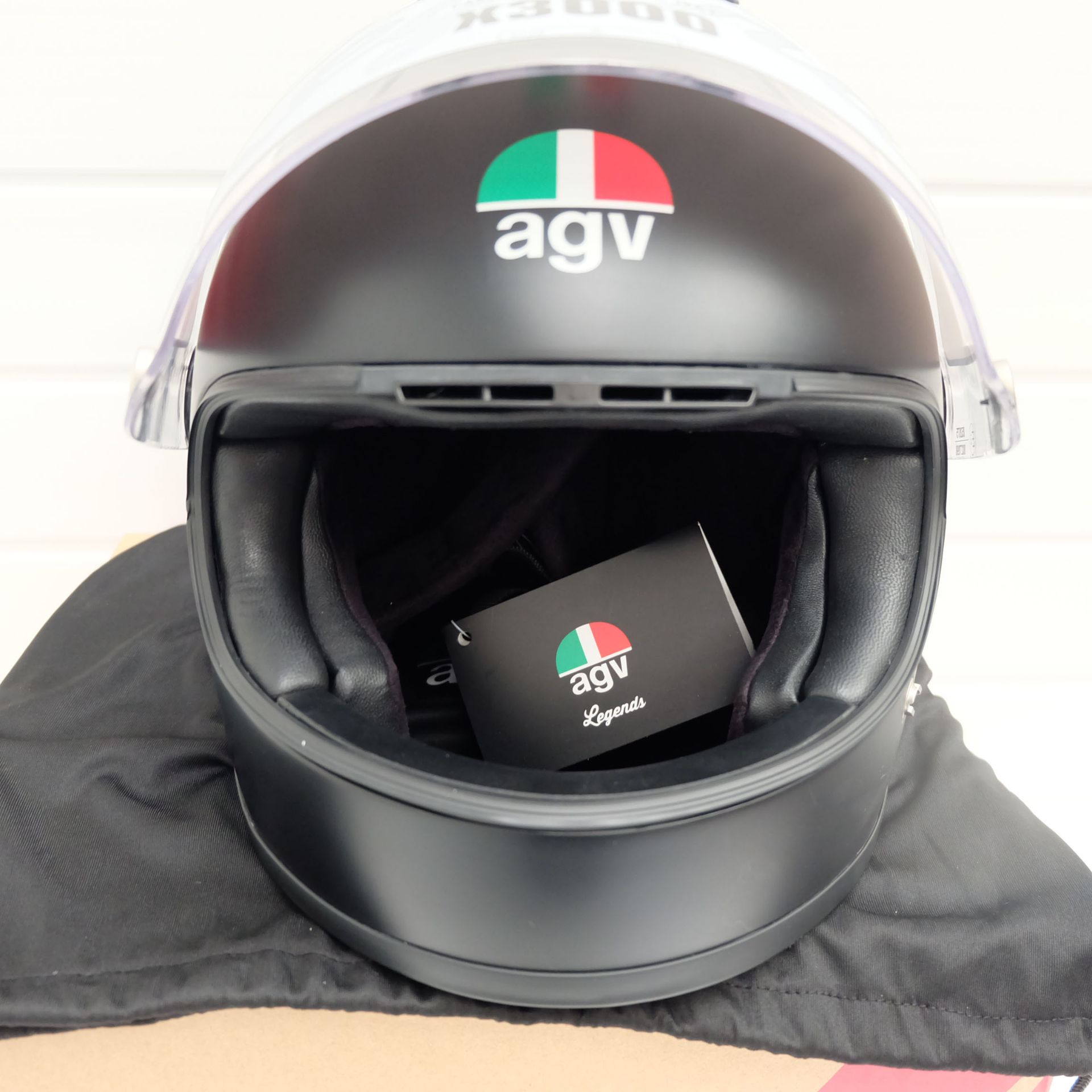 AGV X3000 Full Face Helmet Matt Black Size XL - Image 2 of 9