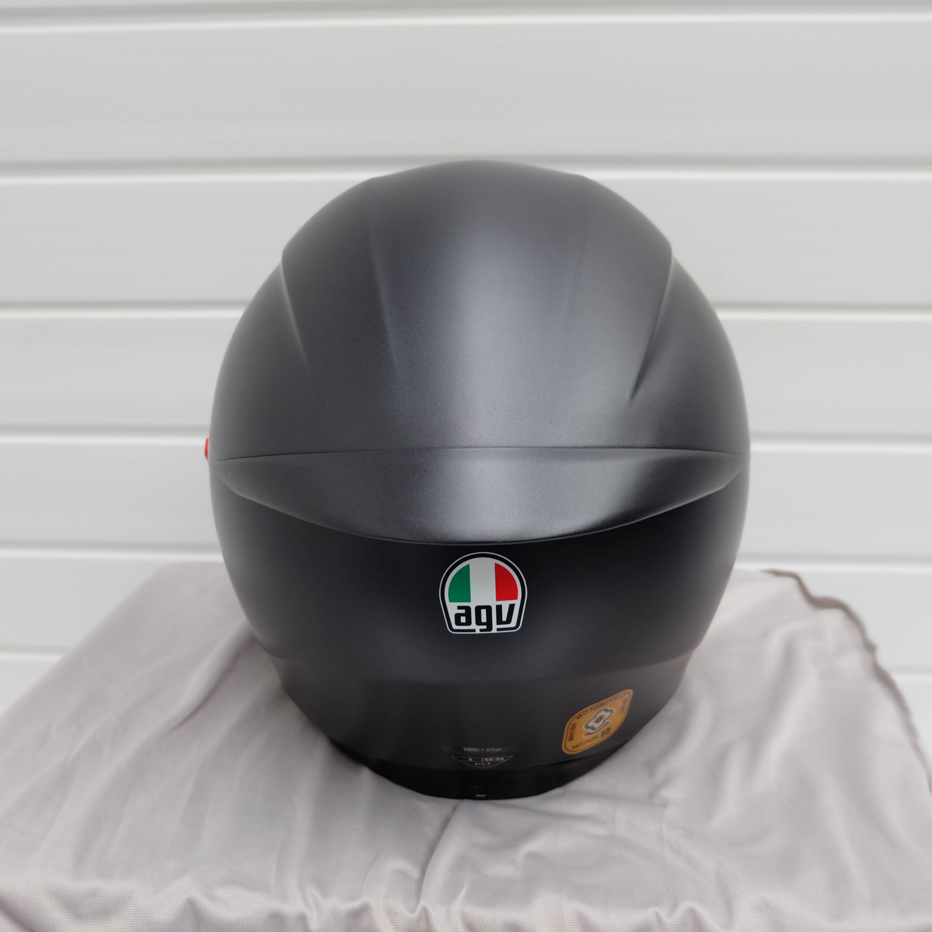 AGV K3 SV-S Full Face Helmet Matt Black Size Small - Image 4 of 8