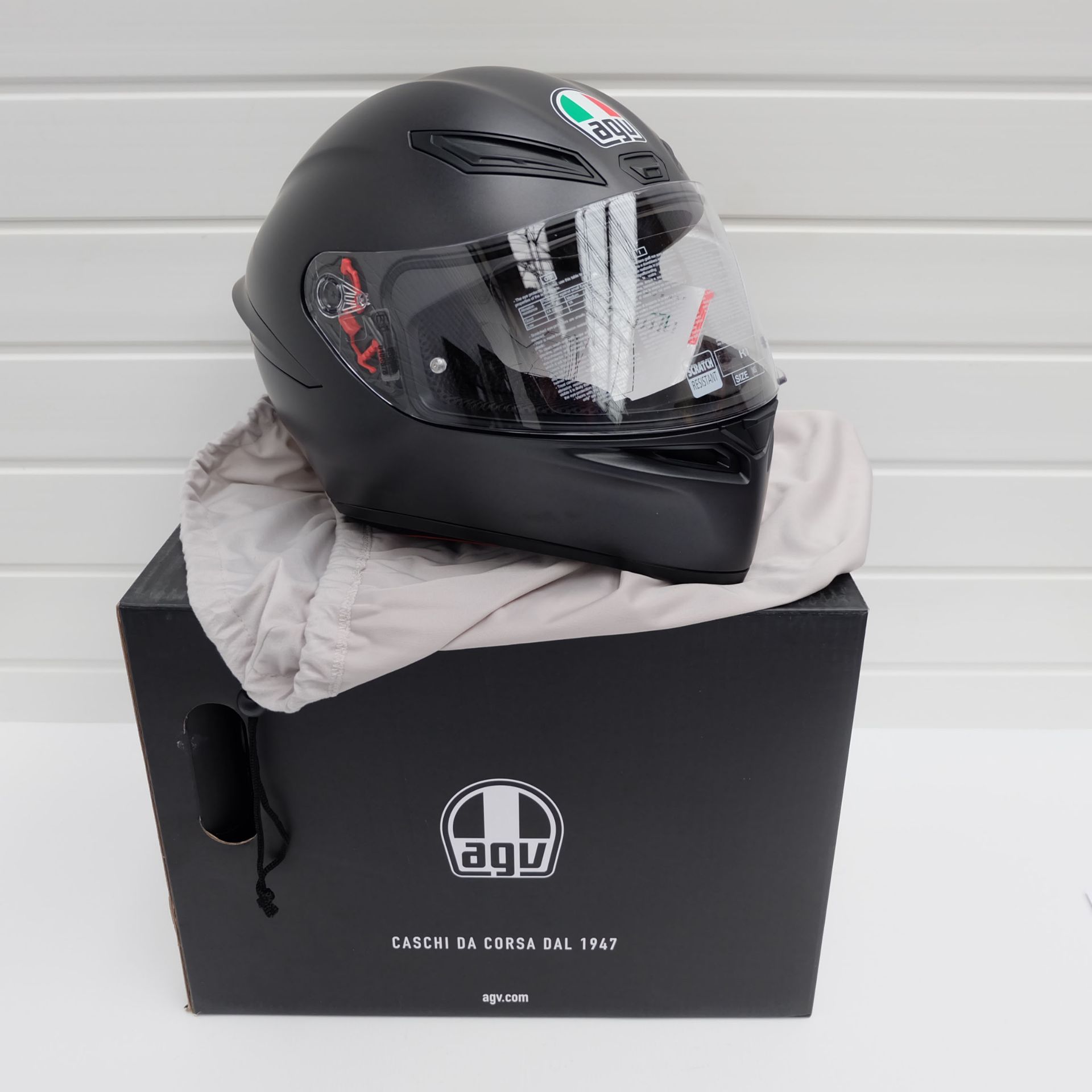 AGV K1 Full Face Helmet Matt Black Size Medium Small