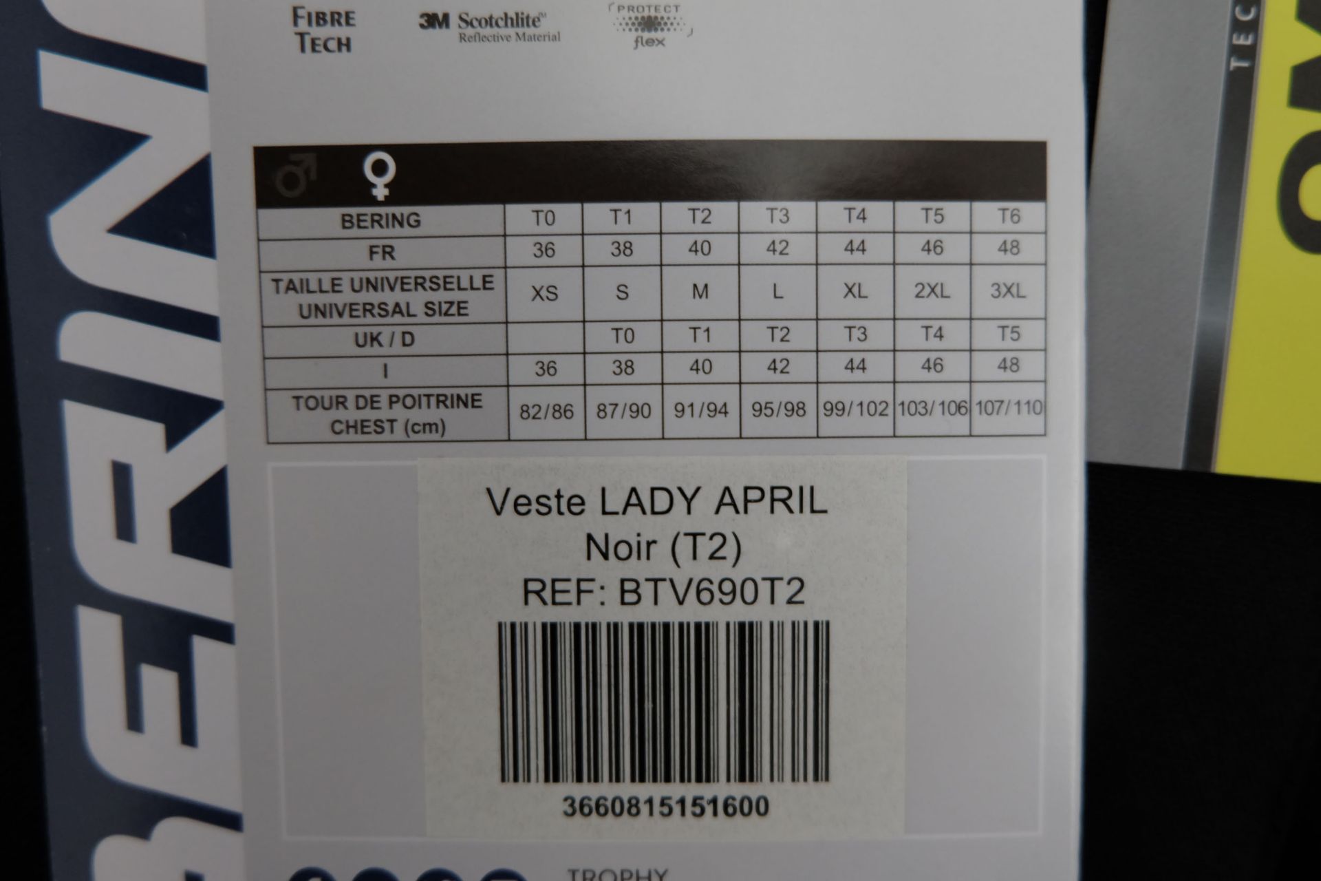 Bering Lady April Womans Jacket. Size T2/M Chest Size 91-94cm. - Image 11 of 11