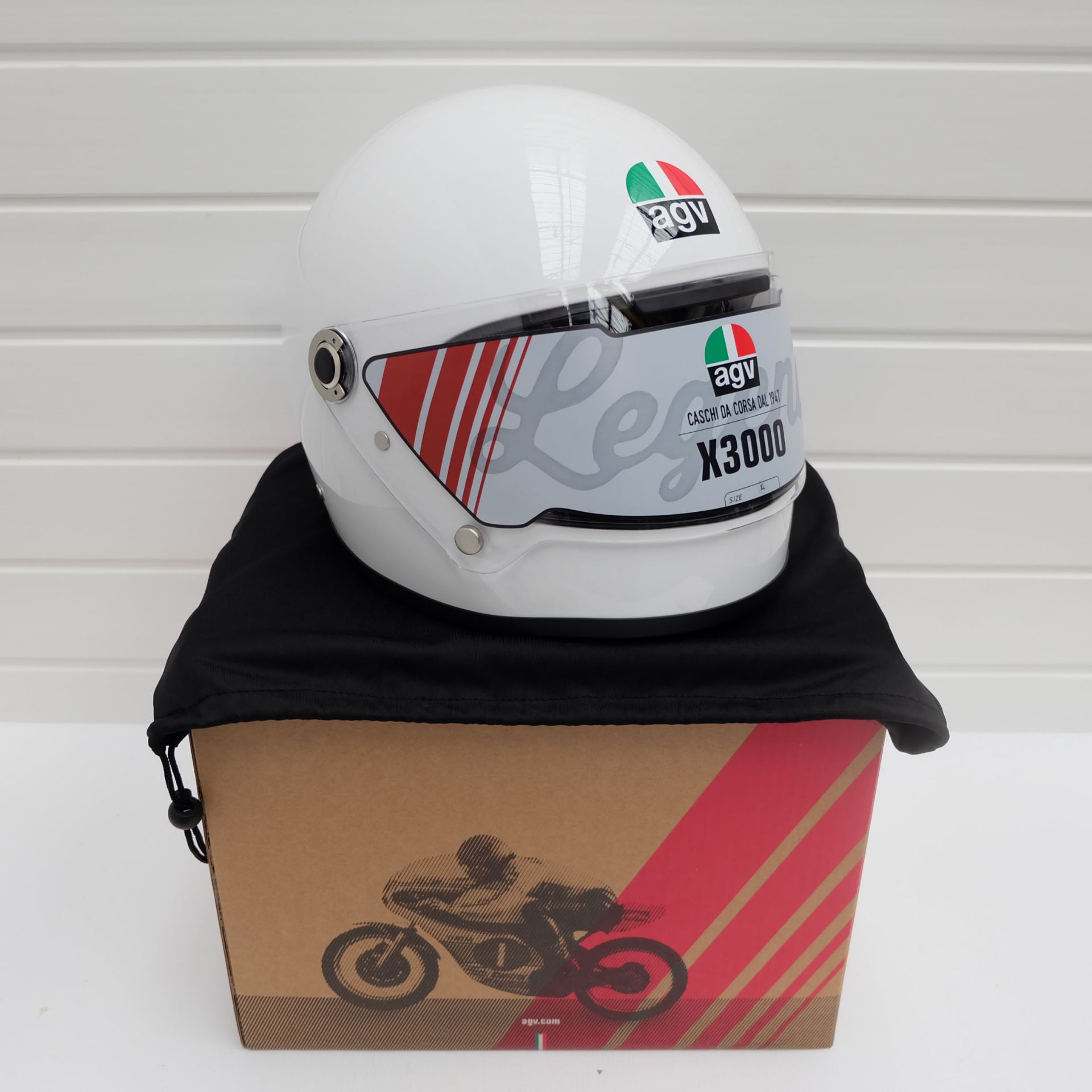 AGV X3000 Full Face Helmet White Size XL