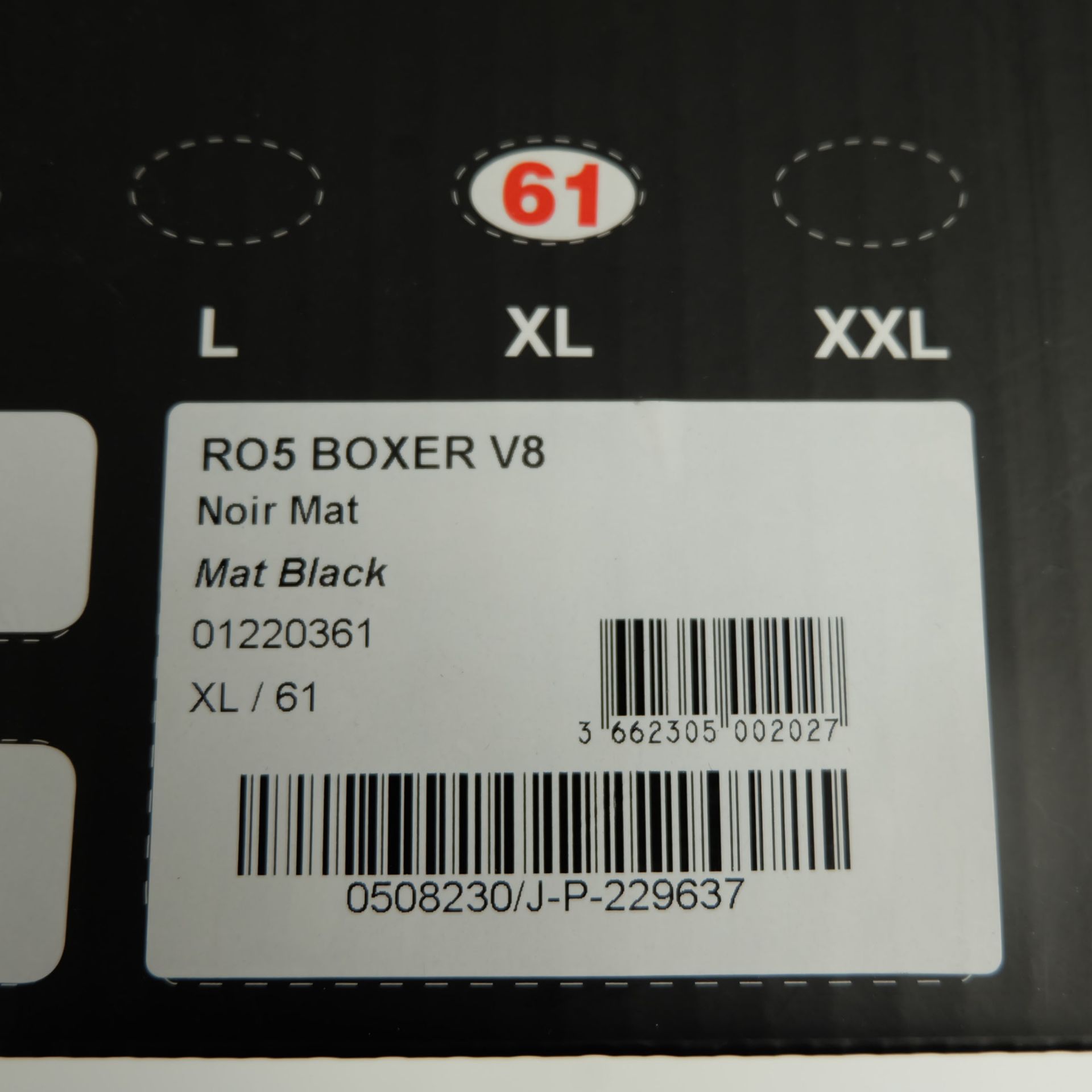 Roof Boxxer Carbon Flip Up Helmet Black SMALL+ BOXER V8 XL - Bild 11 aus 11