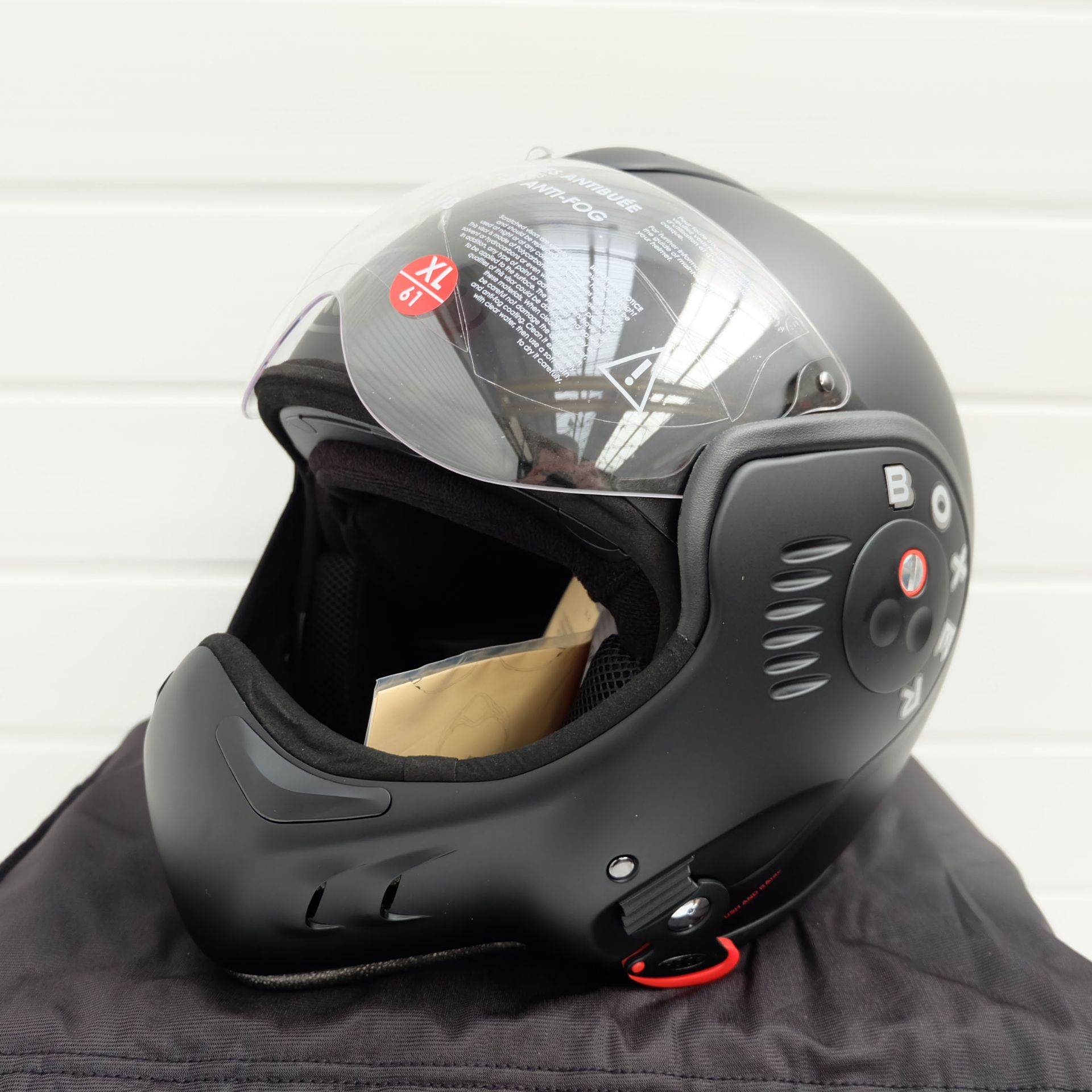 Roof Boxxer Carbon Flip Up Helmet Black SMALL+ BOXER V8 XL - Bild 4 aus 11