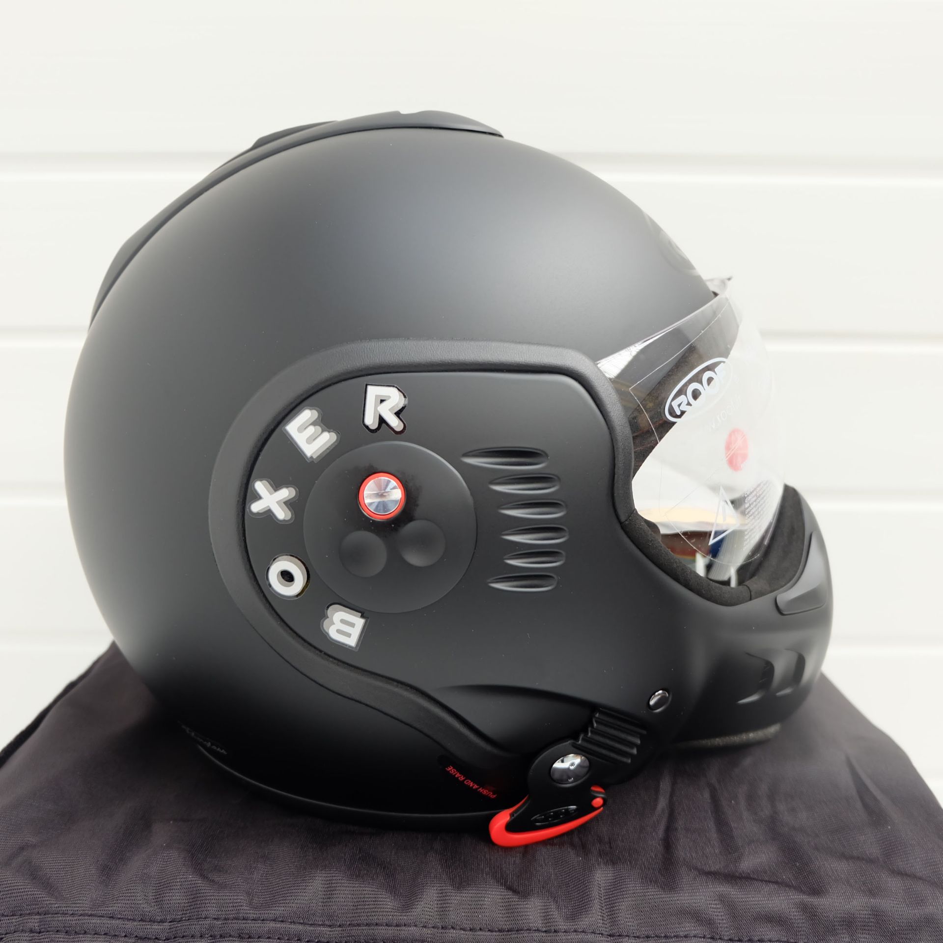 Roof Boxxer Carbon Flip Up Helmet Black SMALL+ BOXER V8 XL - Bild 3 aus 11