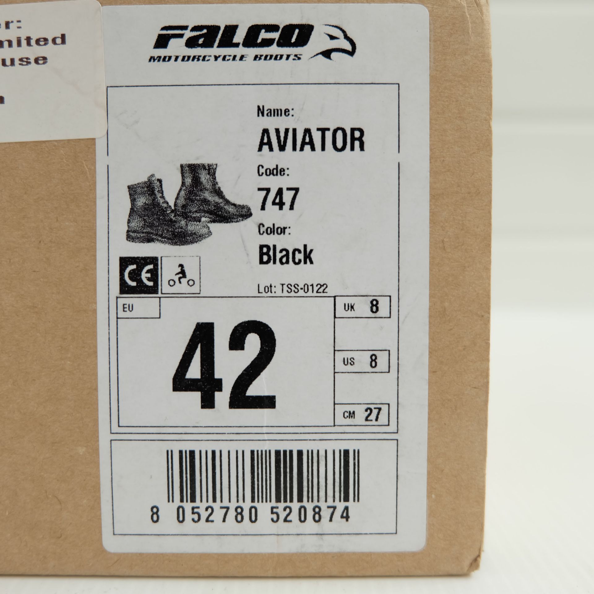 Falco Aviator Aged Leather Waterproof Short Boots 42/UK8 - Bild 5 aus 5