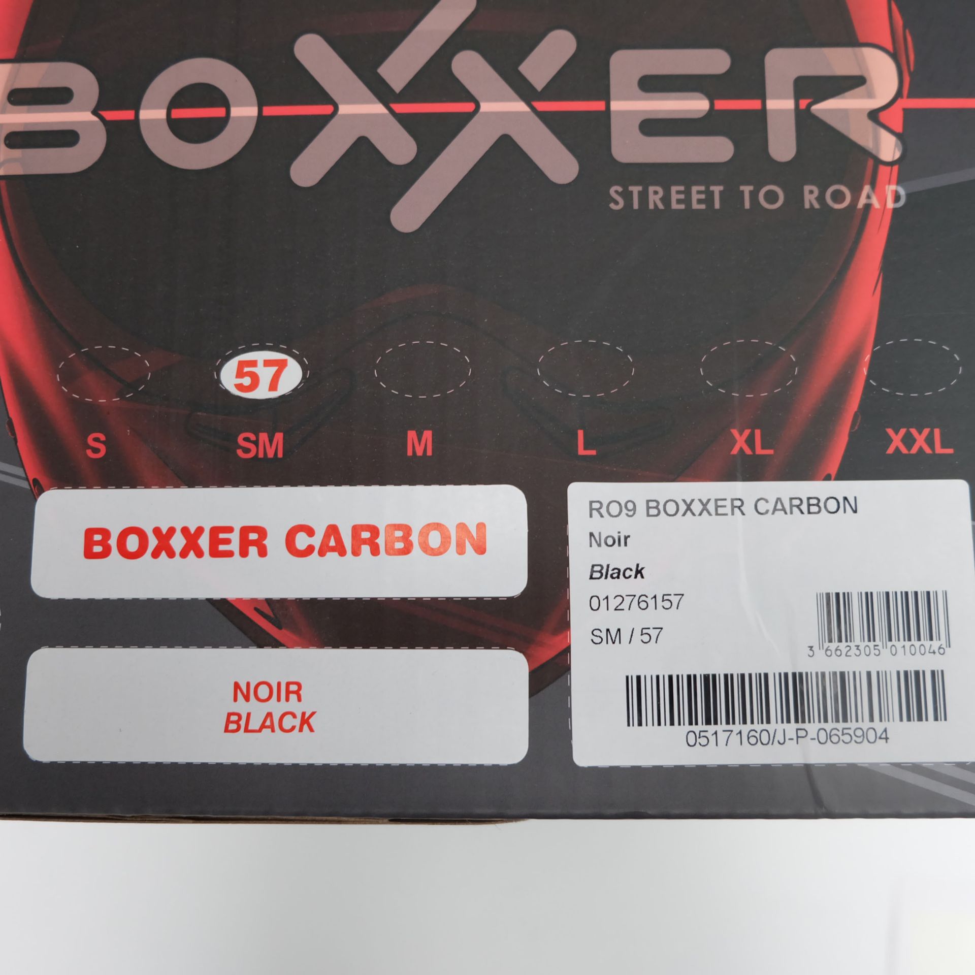 Roof Boxxer Carbon Flip Up Helmet Black SMALL+ BOXER V8 XL - Image 13 of 13