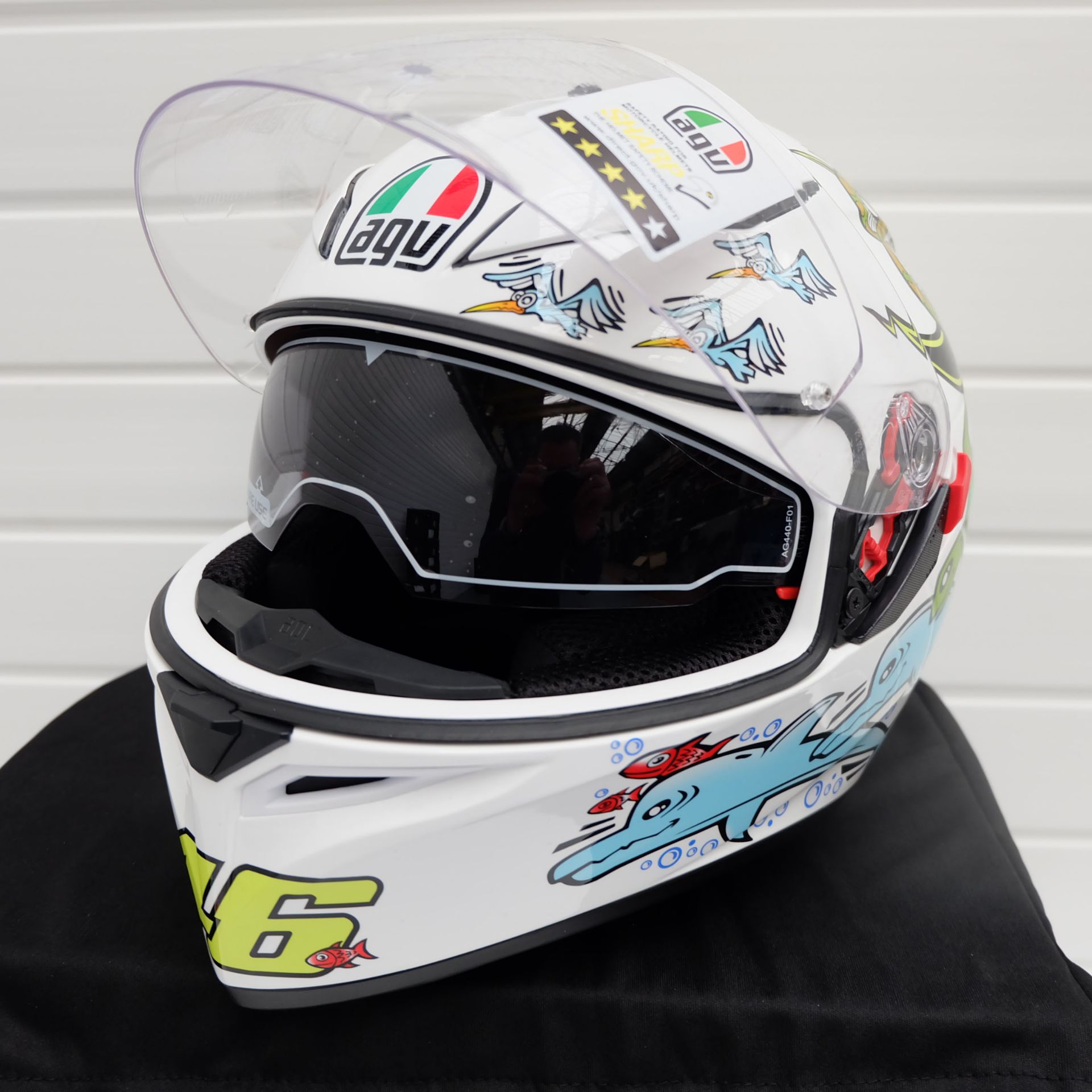 AGV K3 SV-S White Zoo Size Large - Image 5 of 14