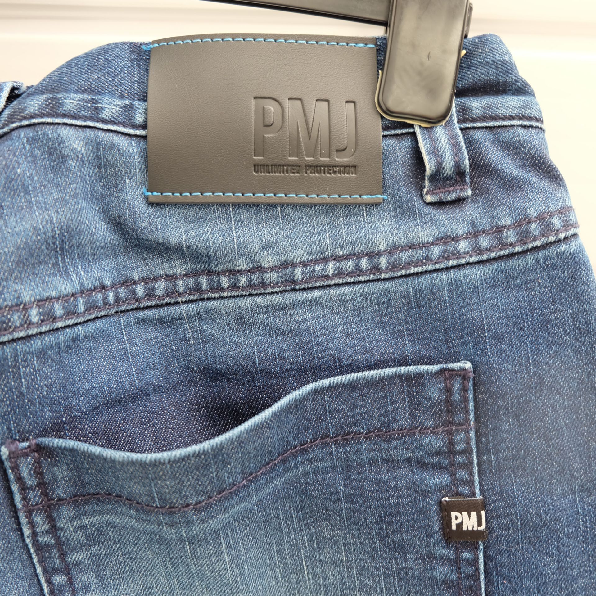 PMJ Titanium Regular Fit Motorcycle Jeans Size 34 - Image 8 of 11