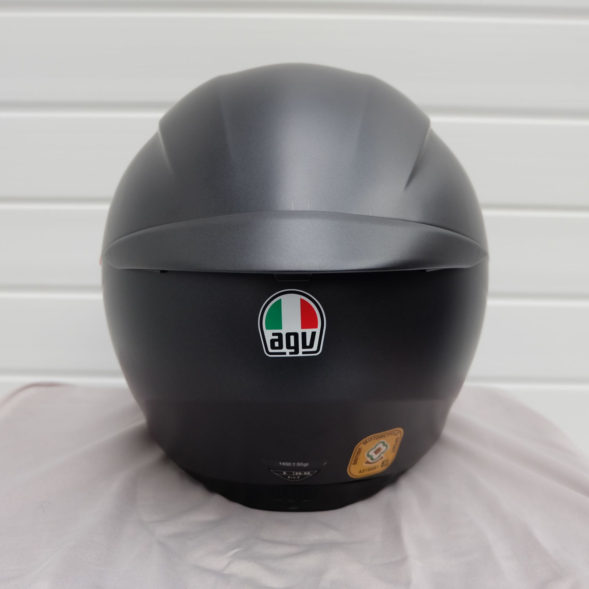 AGV K3 SV-S Full Face Helmet Matt Black Size Small - Image 8 of 12