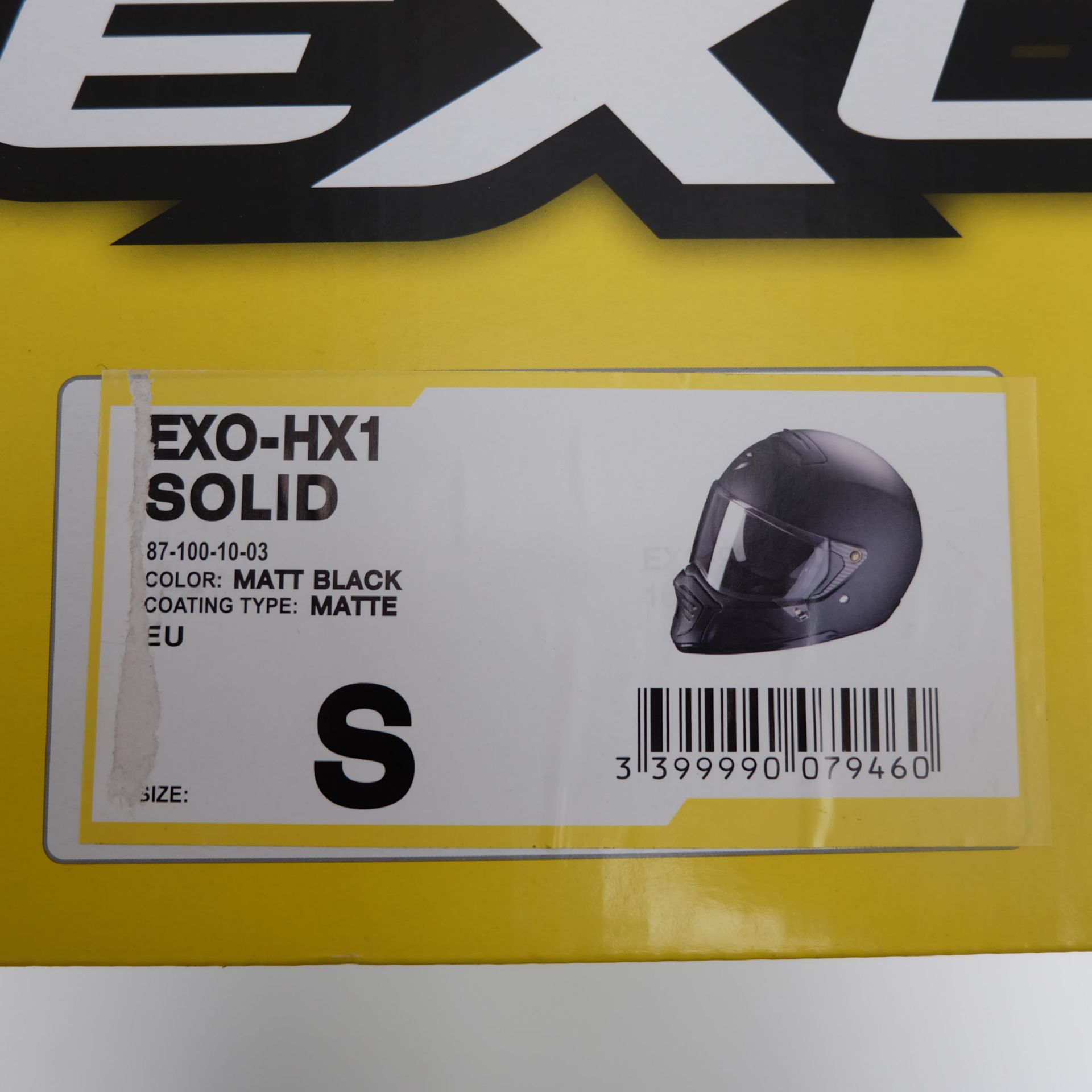 Scorpion Exo HX-1 Full Face Helmet Matt Black Size Small - Image 14 of 14