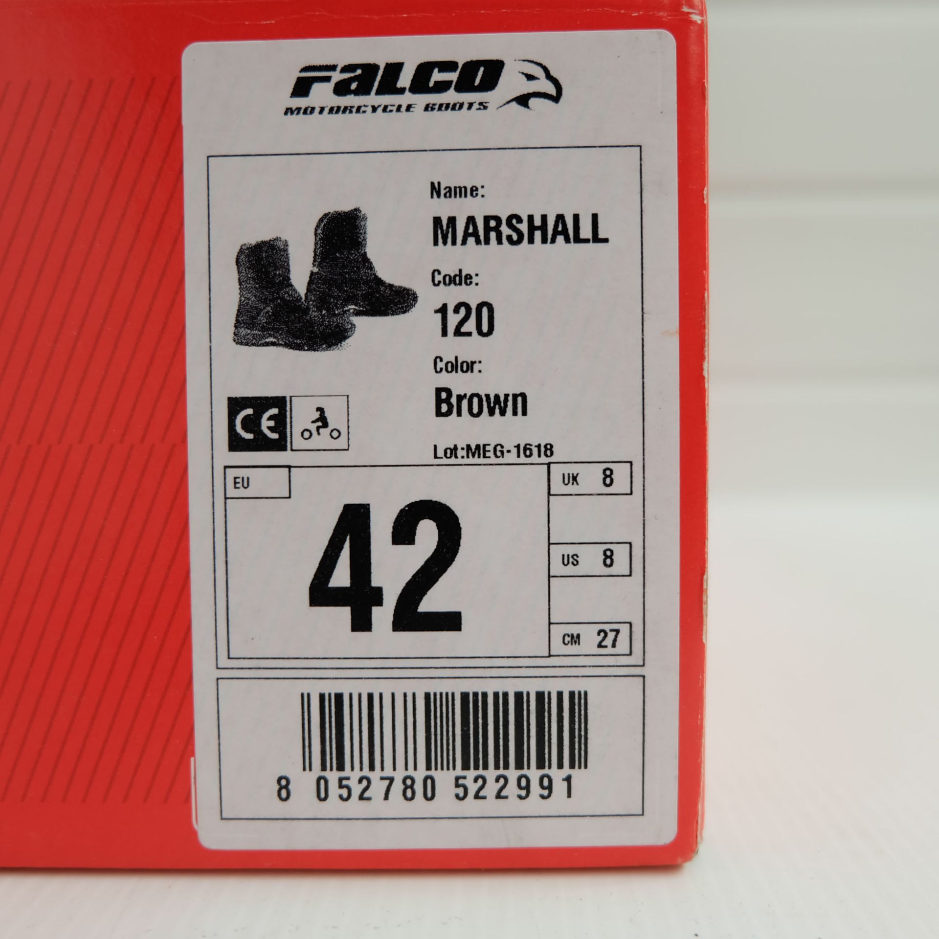 Falco Marshall Leather Waterproof Short Boots 42/UK8 - Image 6 of 7