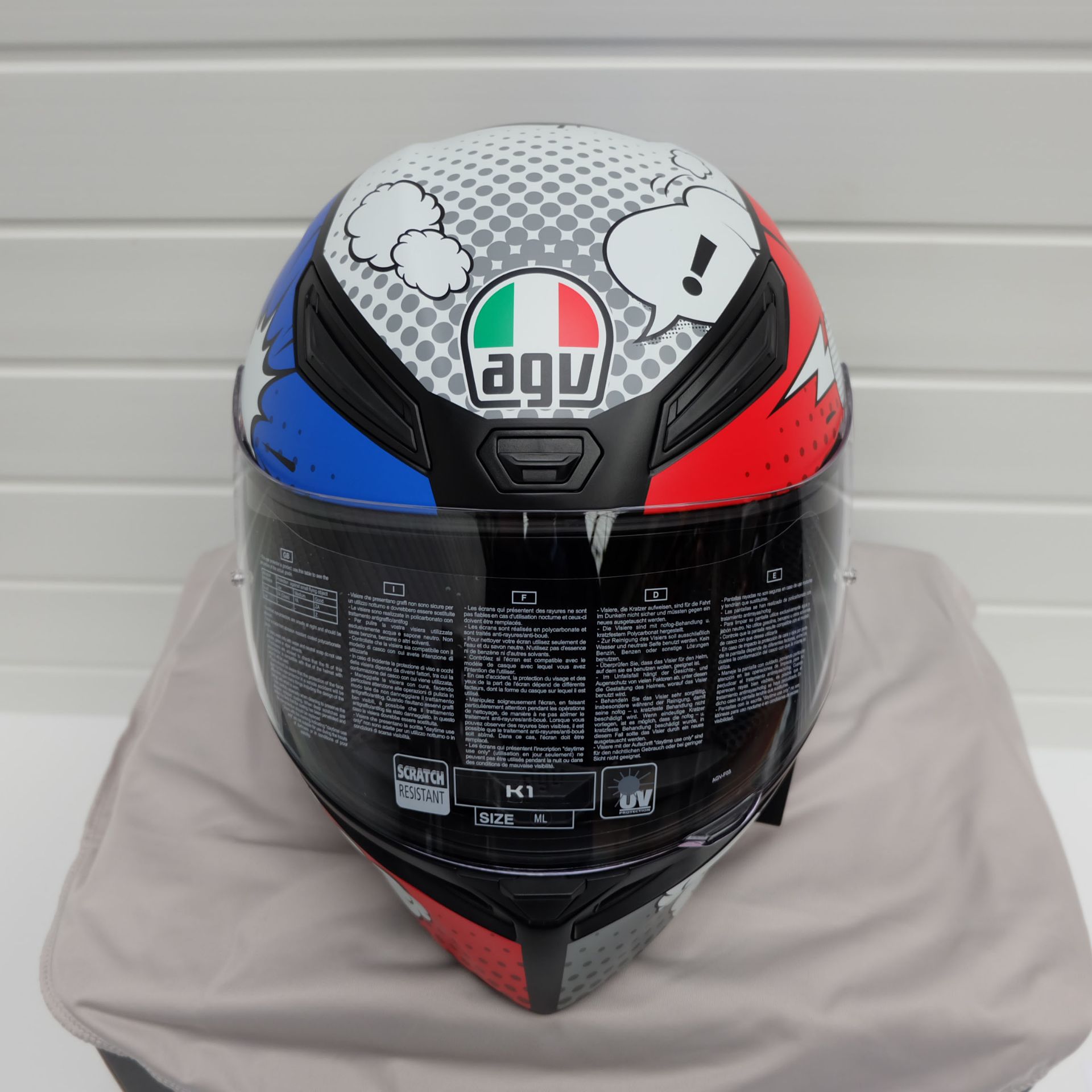 AGV K1 Bang Full Face Helmet ML - Image 3 of 12