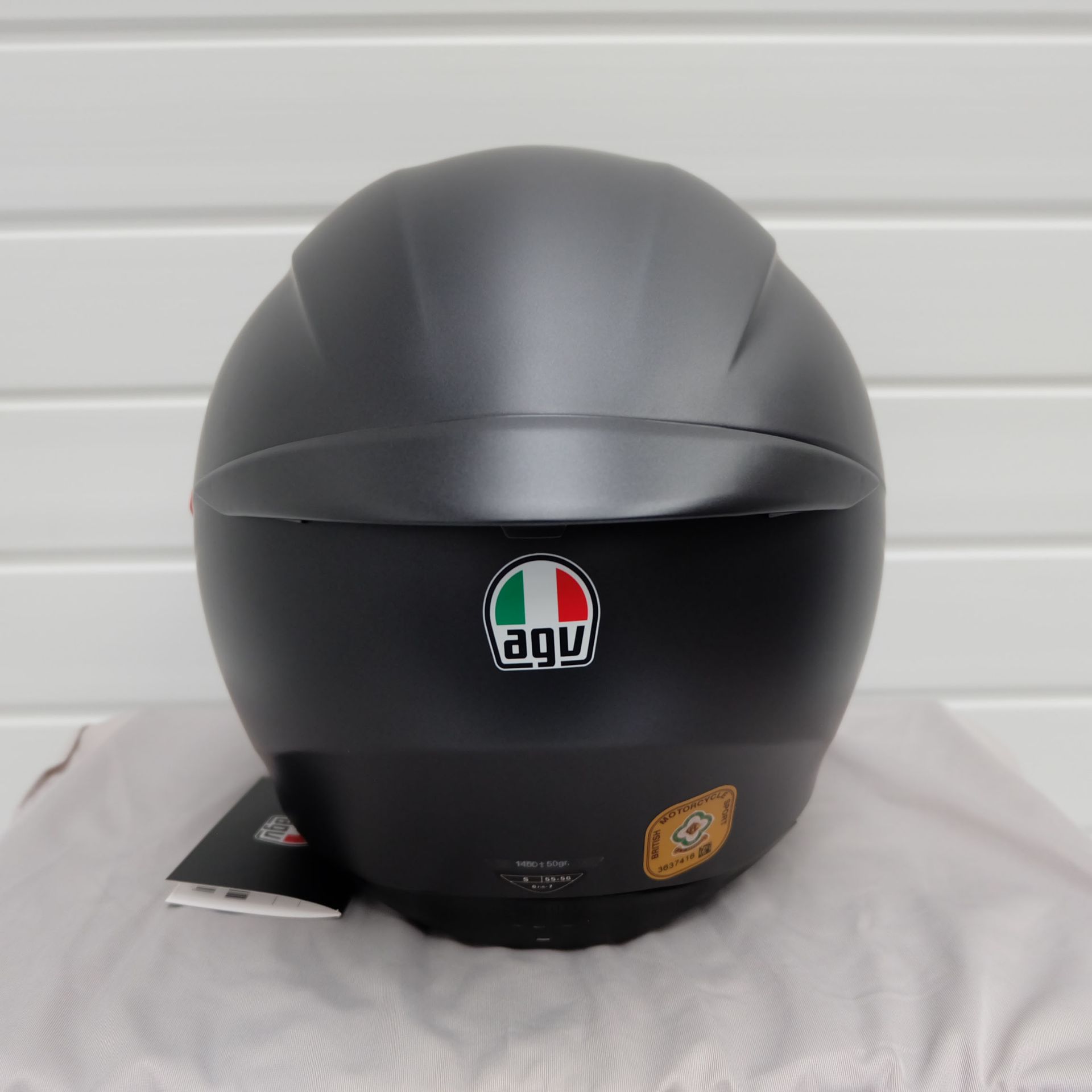 AGV K3 SV-S Full Face Helmet Matt Black Size Small - Image 6 of 11