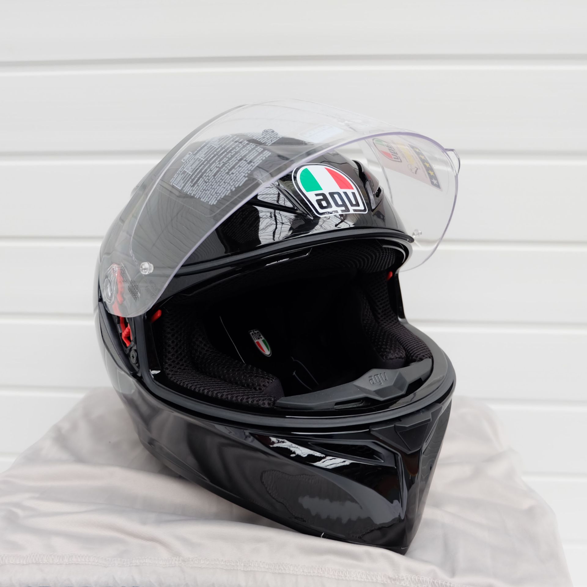 AGV K3 SV-S Full Face Helmet Black Size Small - Image 3 of 14