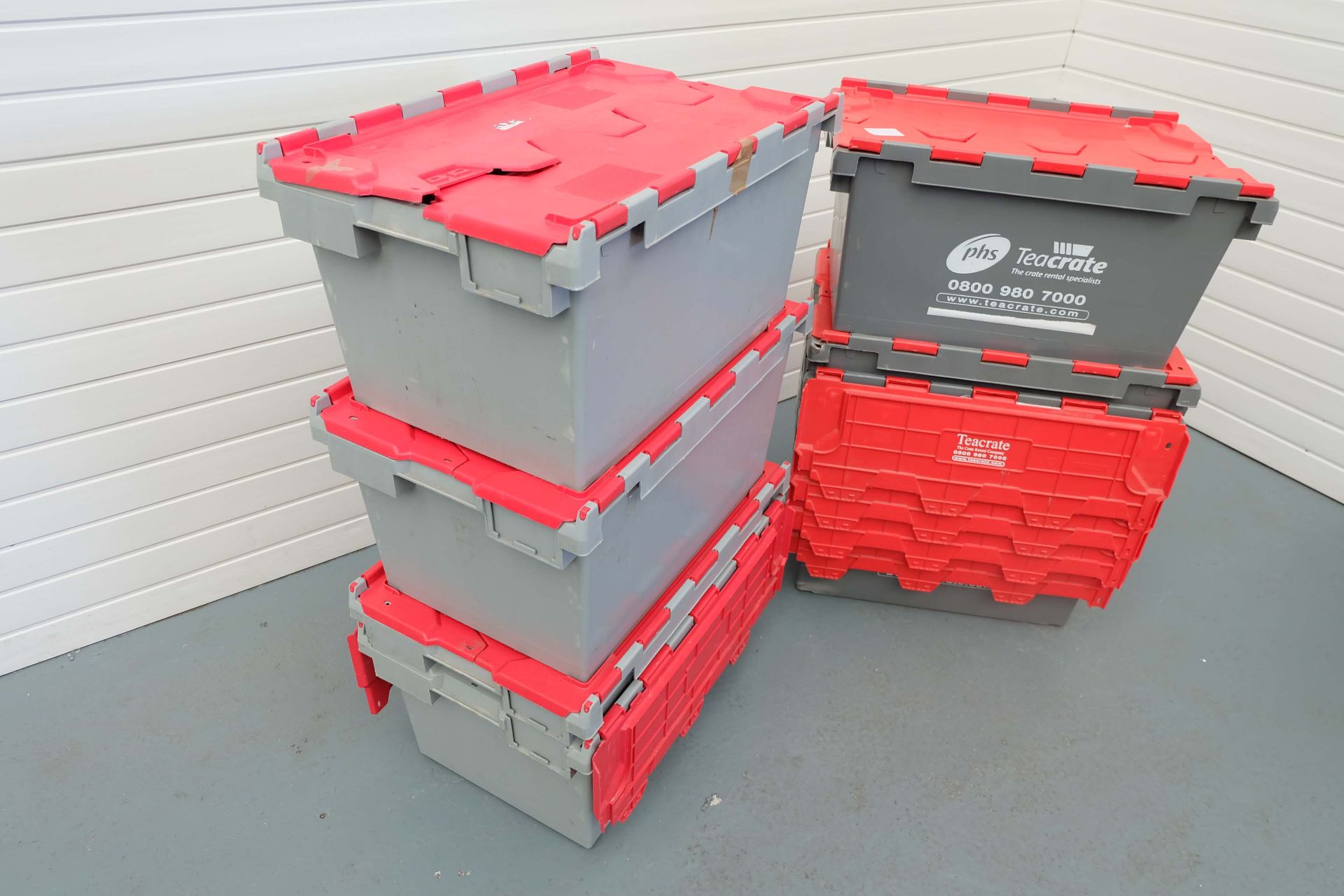 10 x PHS Teacrate. Type LC3B Standard Lidded Crate. Volume 80 Litres. - Image 2 of 6