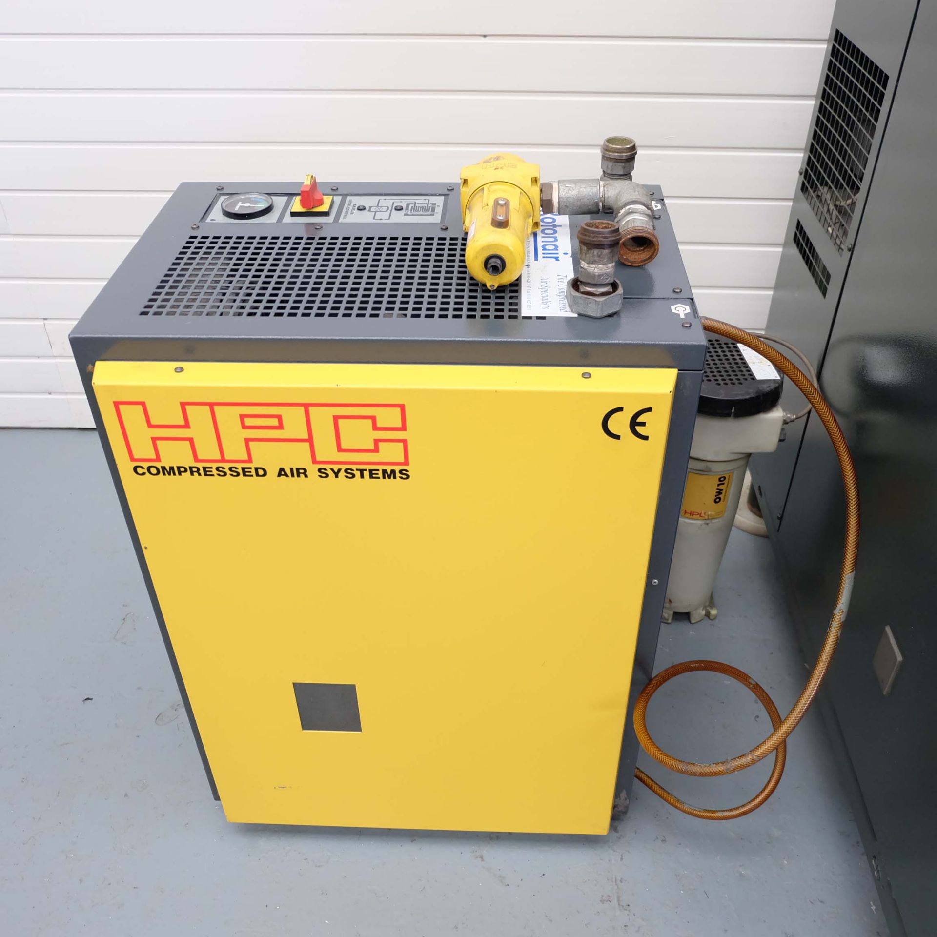 HPC Kaeser Model SK22T Rotary Air Compressor With Air Dryer Model TA8 and 350 Ltr Air Reciever Rated - Image 8 of 15
