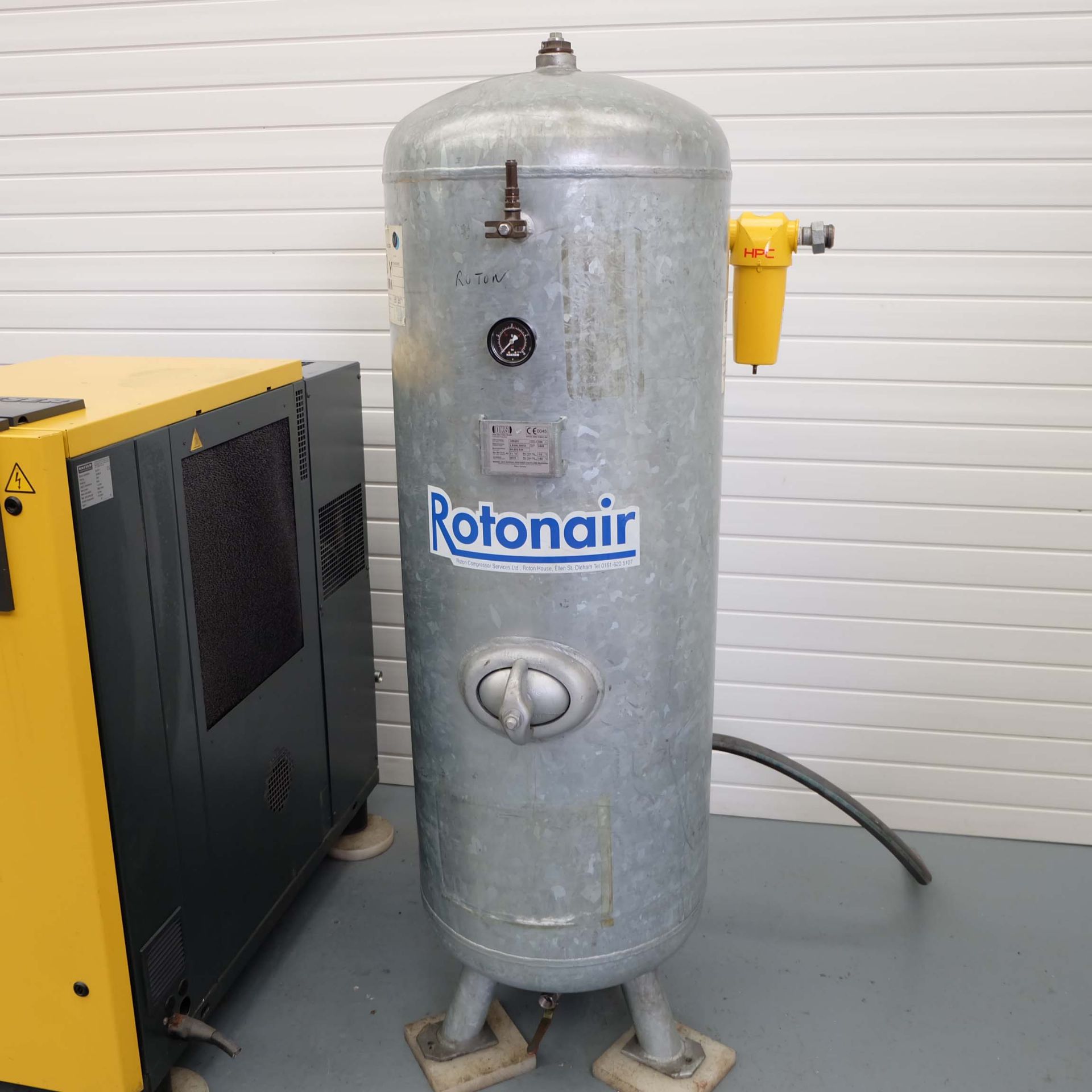 HPC Kaeser Model SK22T Rotary Air Compressor With Air Dryer Model TA8 and 350 Ltr Air Reciever Rated - Image 13 of 15