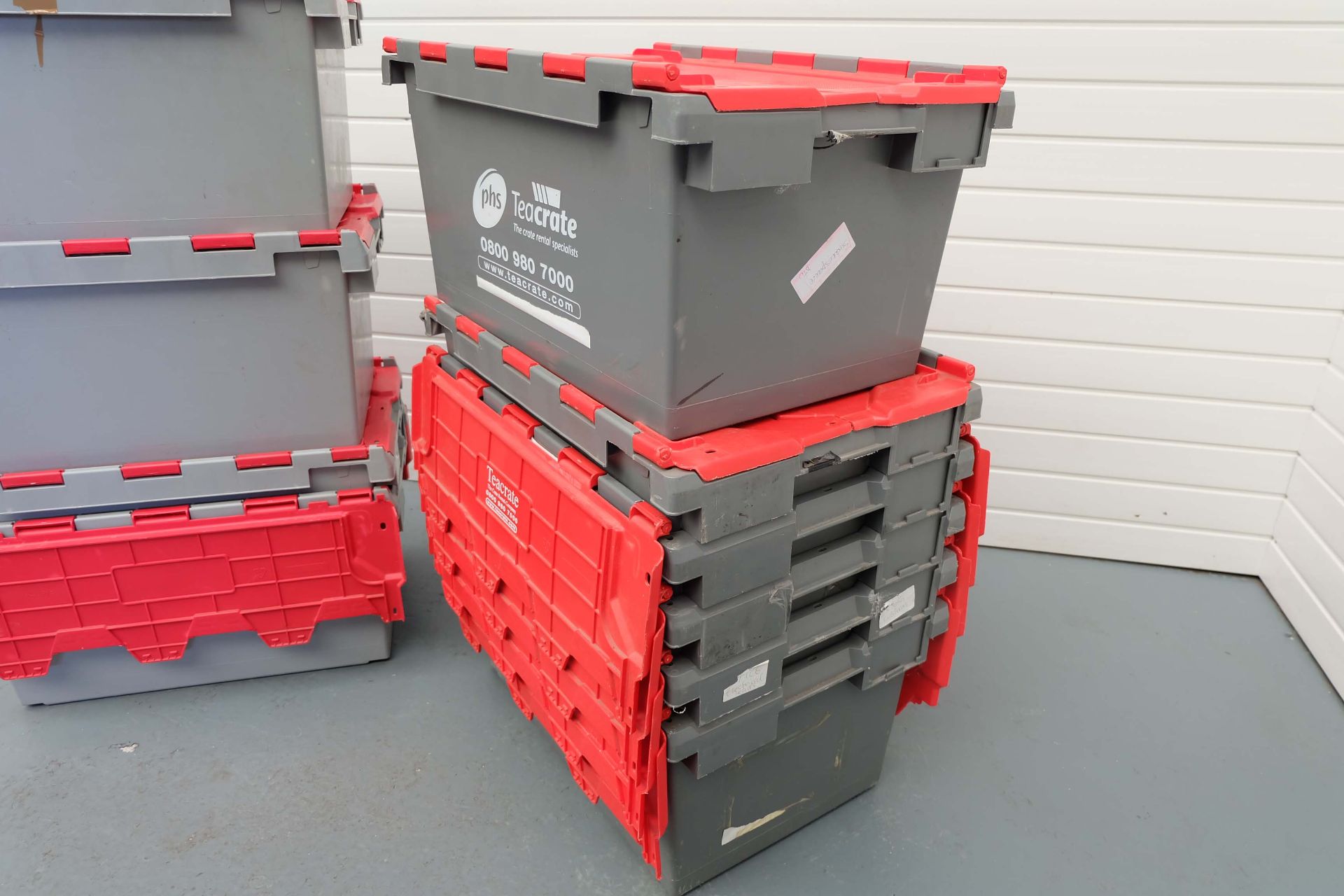 10 x PHS Teacrate. Type LC3B Standard Lidded Crate. Volume 80 Litres. - Image 3 of 6