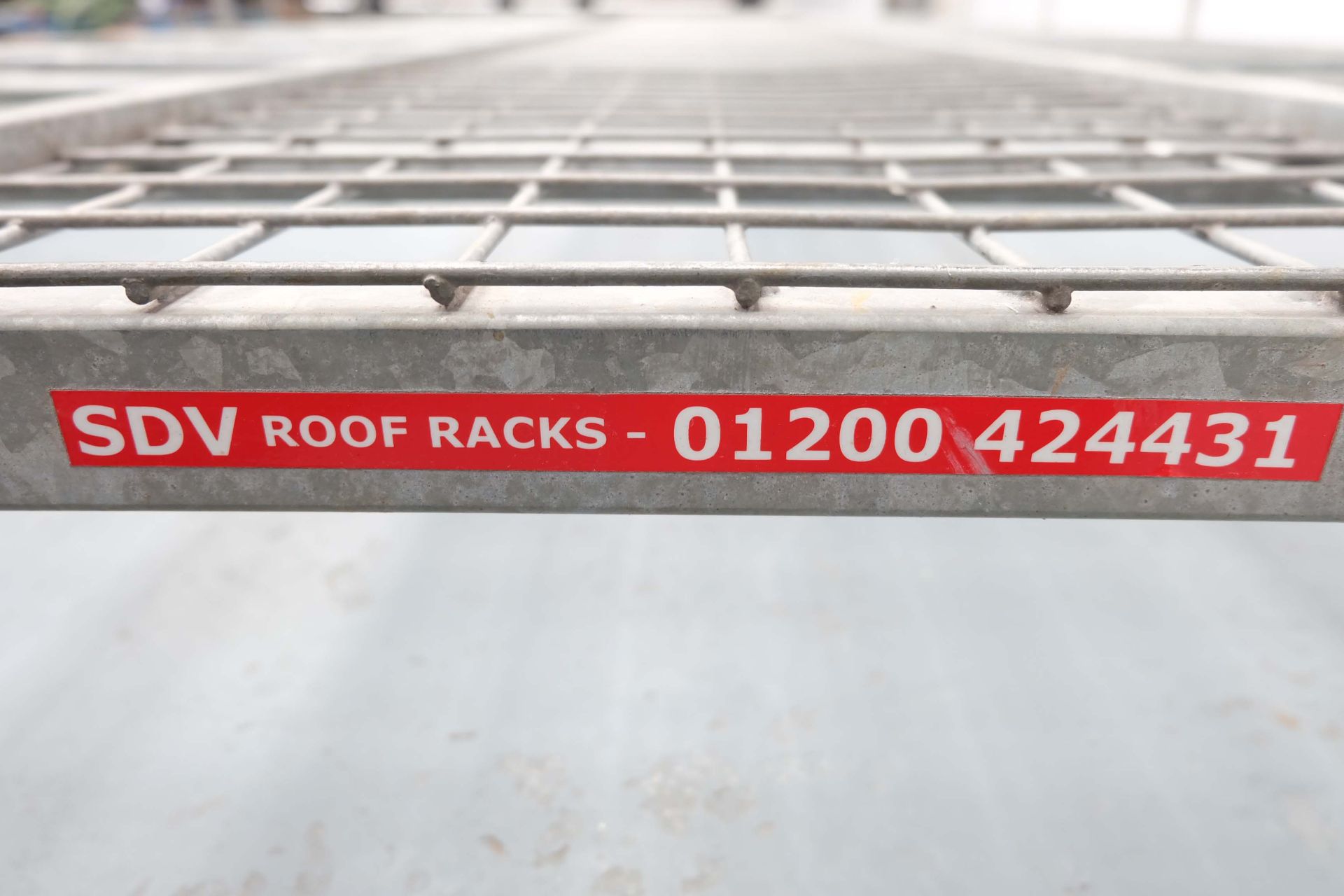 SDV Roof Rack Style 2 With Heavy Duty Runner Mesh. Made From Heavy Duty Galvanised Steel 140" x 68". - Image 6 of 6