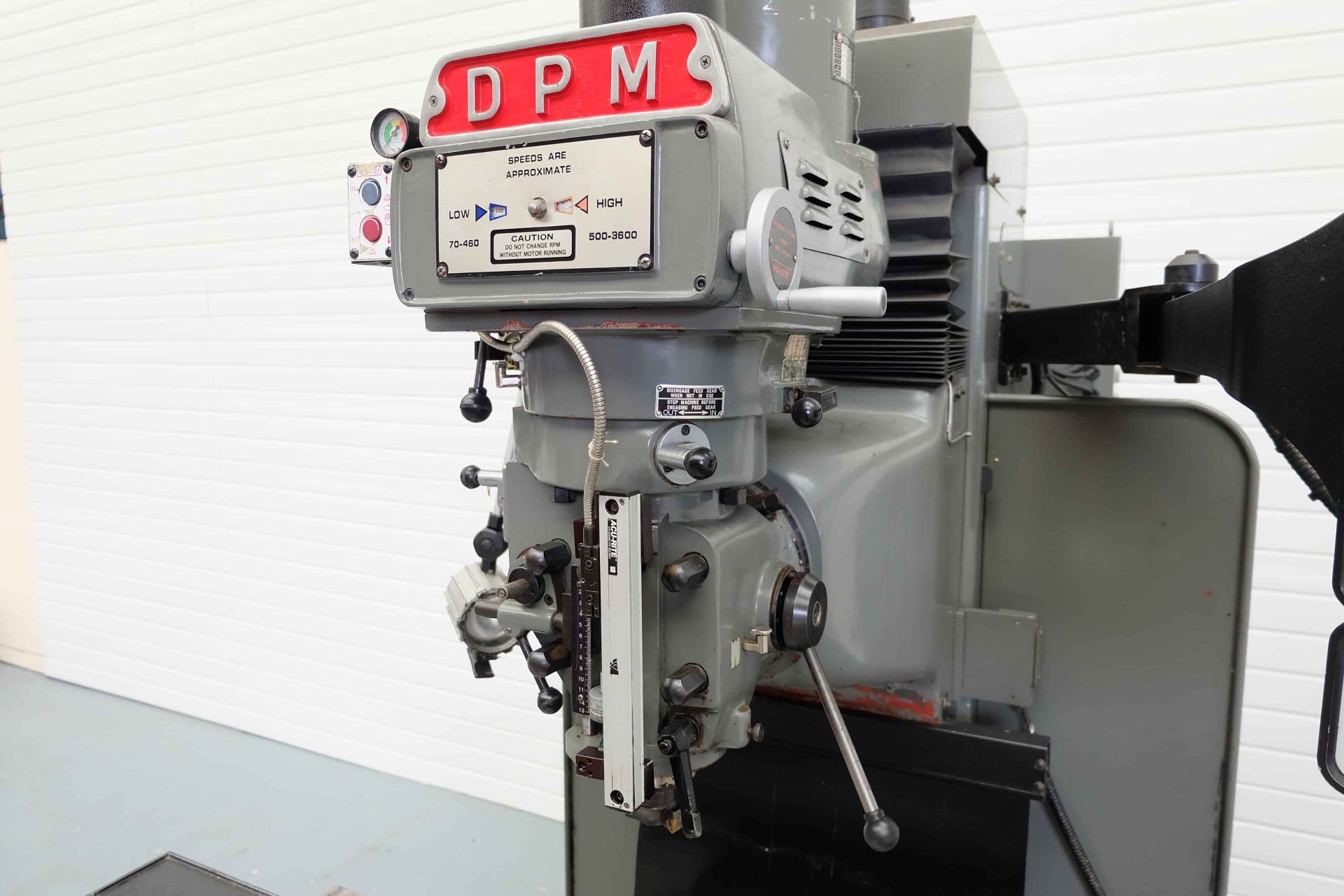 KRV DPM Bed Mill With ProtoTrak A.G.E. 3 Three Axis CNC Control. - Image 4 of 12