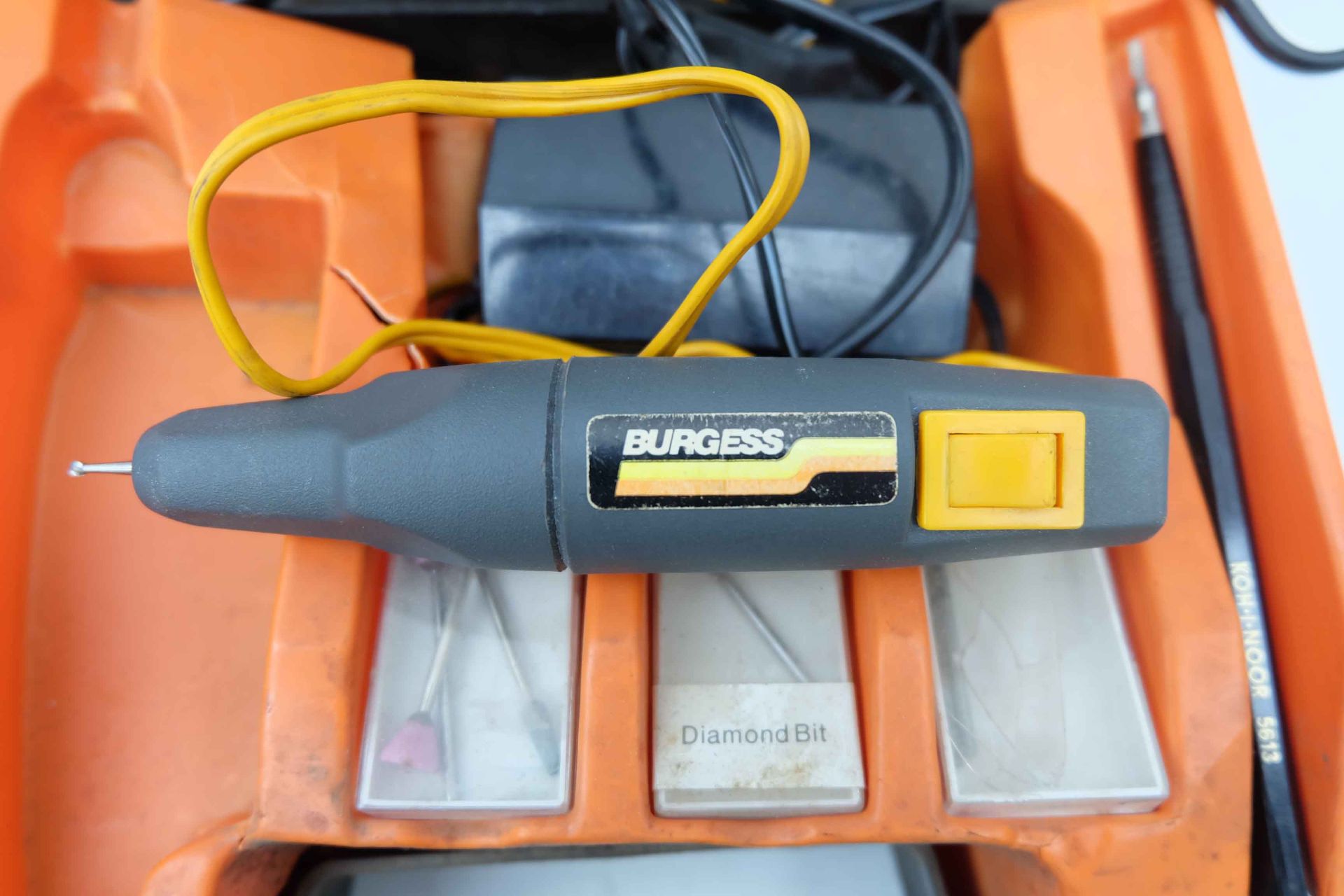 Burgess 12 Volt DC Rotool For Engraving, Polishing and De-rusting metal, Glass & Plastics. With 240 - Image 3 of 7