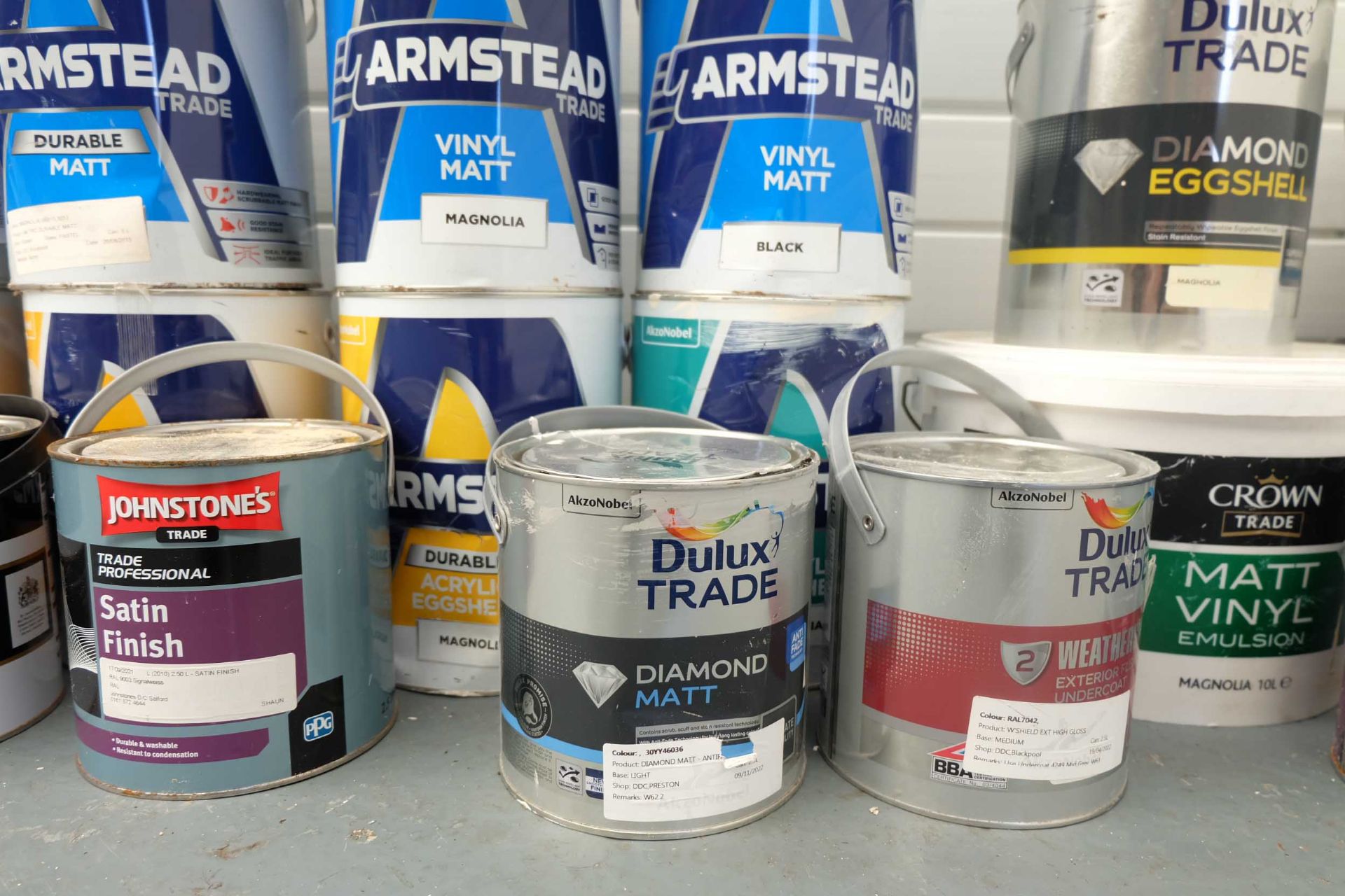 35 x Tins & Tubs of Various Paints. Most Are Full. - Image 5 of 7
