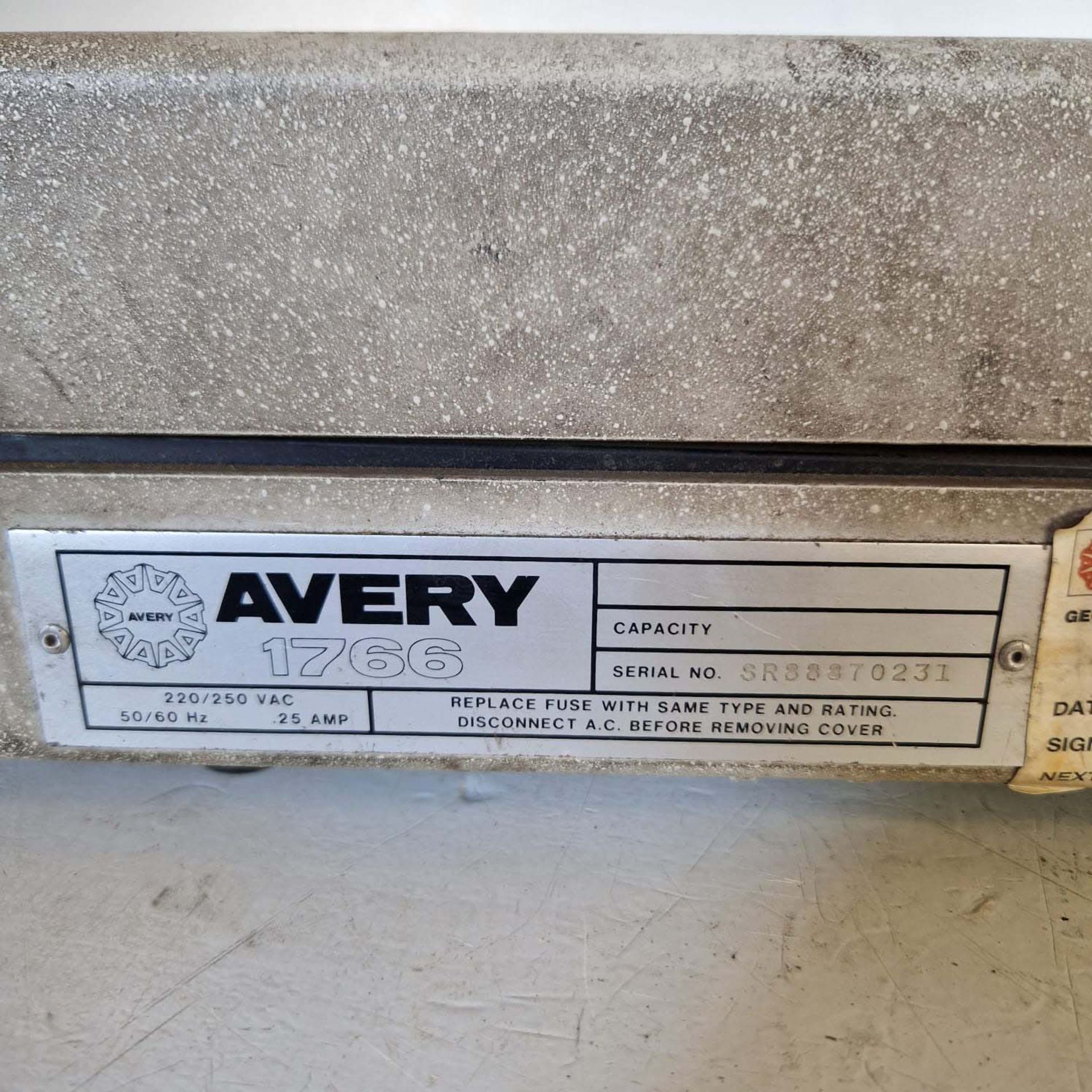 Avery Model 1766 Parts Weighing Scale. Platform size 300 x 250mm. - Image 4 of 4
