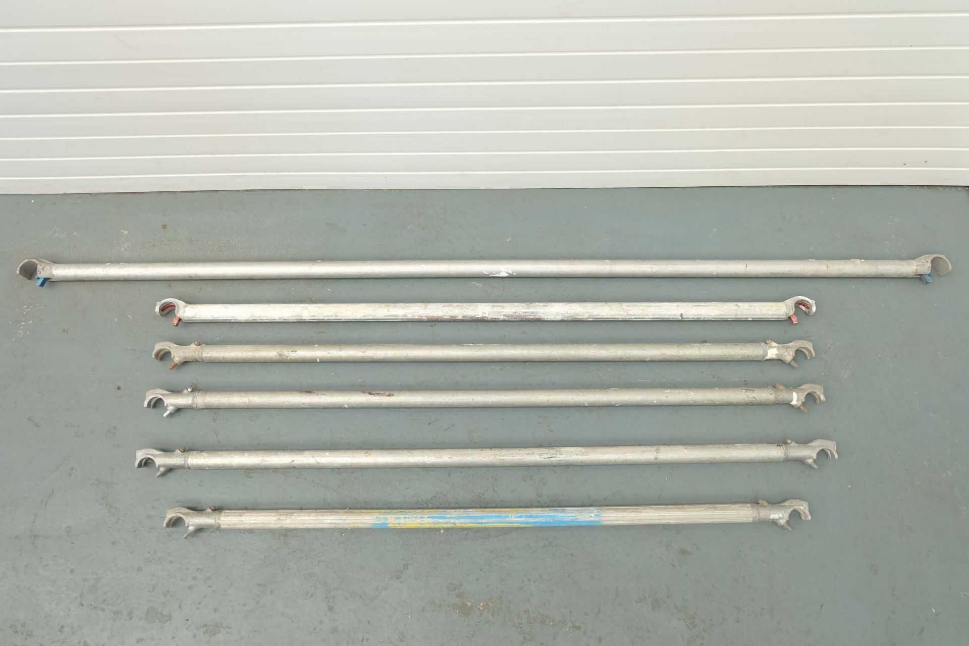 6 x Aluminium Braces for Scaffold Towers. Various Lengths From 1600mm to 2700mm.