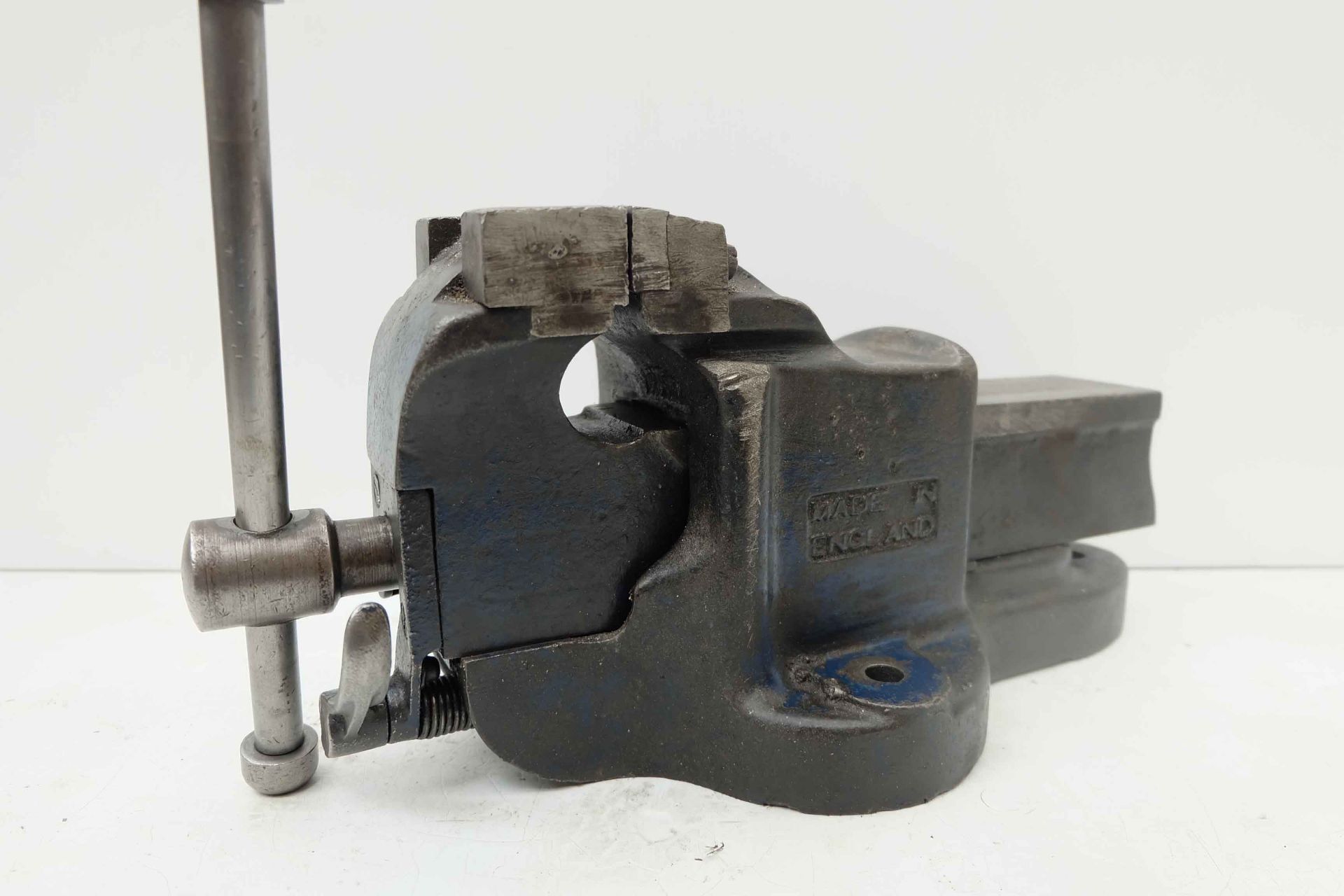 Woden Engineers Bench Vice With Quick Release. Width of Jaws 3 3/4". - Image 3 of 5