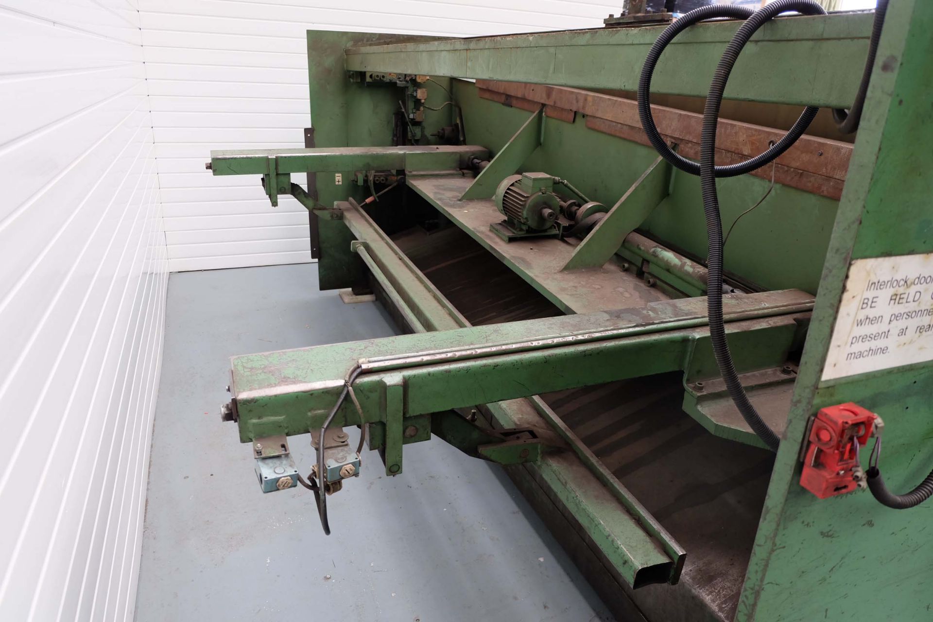 Haco Type TS 306 Hydraulic Guillotine. Capacity 6mm x 3050mm. With Squaring Arm & Front Supports. - Image 7 of 8