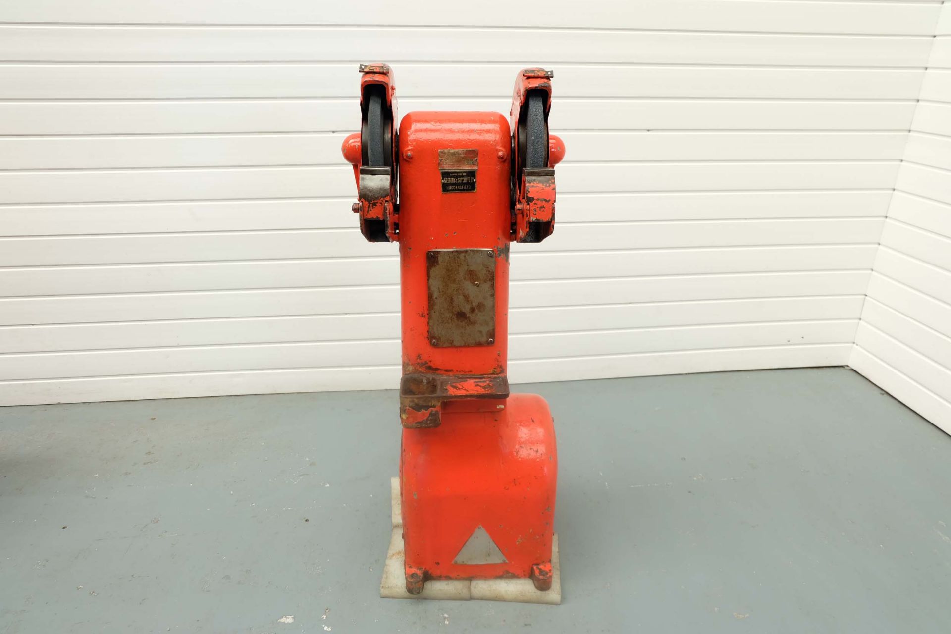 RJH Model 'M' Pedestal Grinder. Wheel Size 10" Maximum. - Image 2 of 6