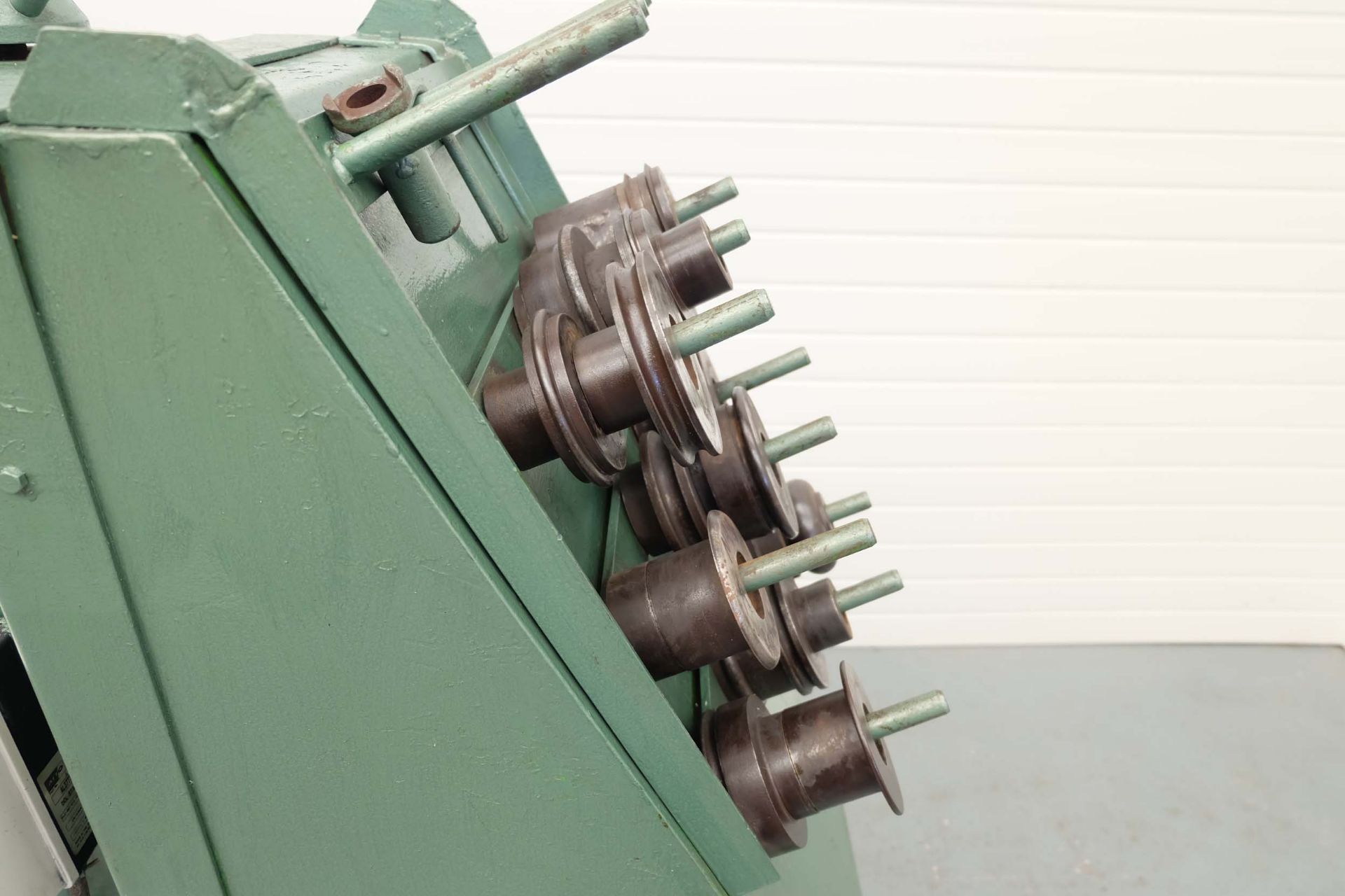 Power Swaging Machine. Throat 700mm. Spindle Size: 32mm Diameter. With Tooling & Foot Control. - Image 8 of 9