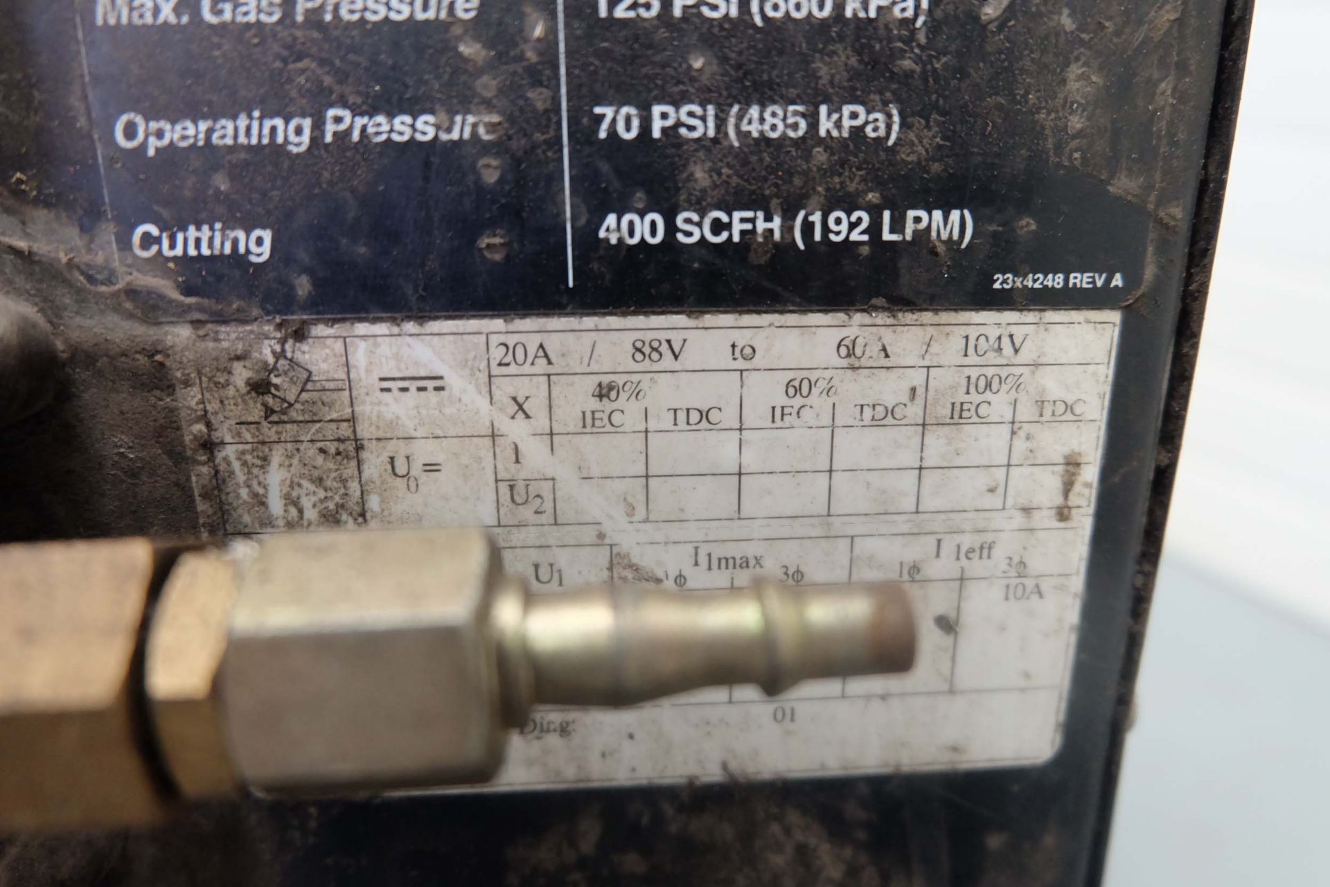 Thermal Dynamics Cutmaster-75 Air Plasma Cutting Machine. - Image 7 of 8