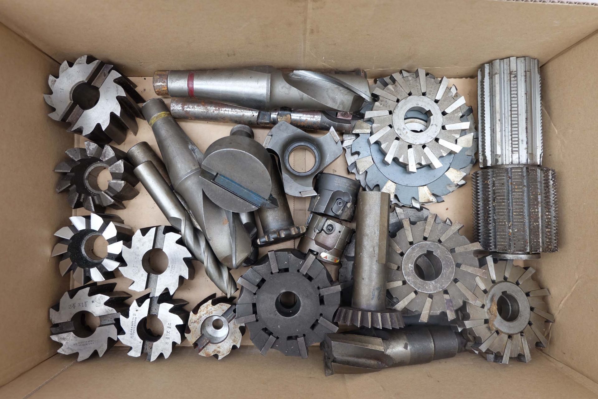 Quantity of Various Types of Milling Cutters.