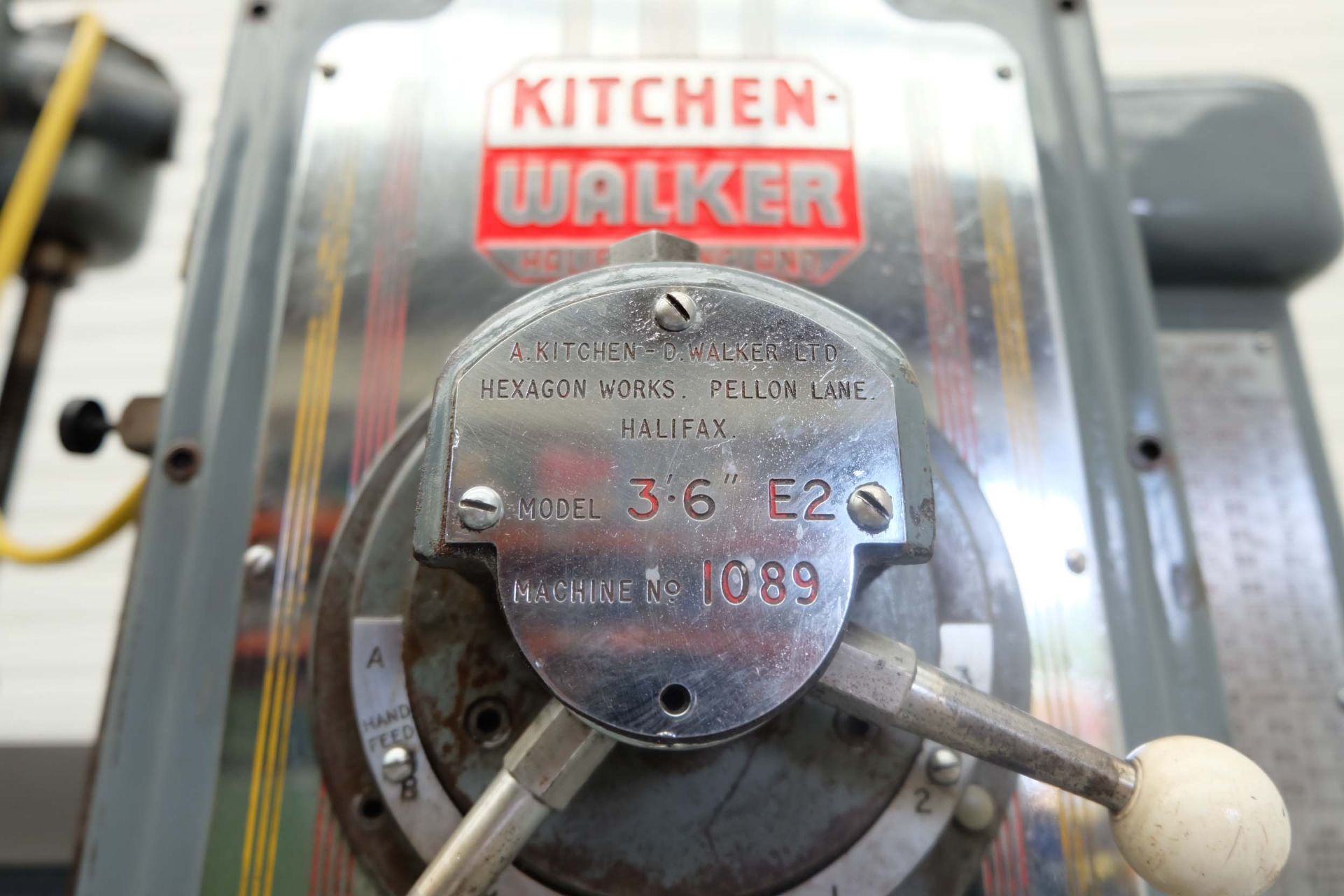 Kitchen-Walker Model 3' 6" E2 Radial Arm Drill. - Image 5 of 12