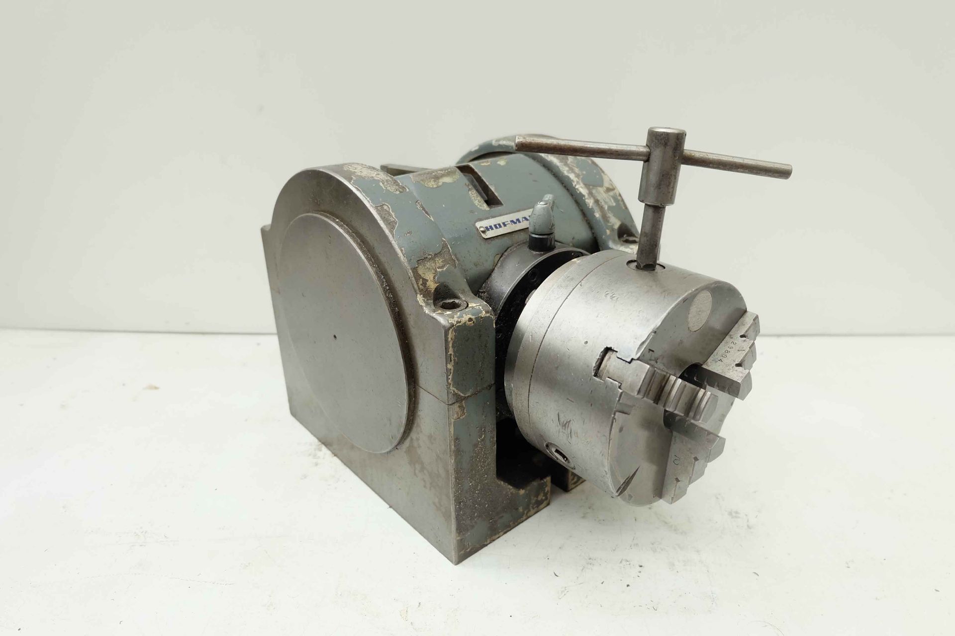 Hofmann Indexing Head. 24 Divisional Indexing. 90 Degrees Tilting. Centre Height 125mm. With 130mm 3 - Image 2 of 5