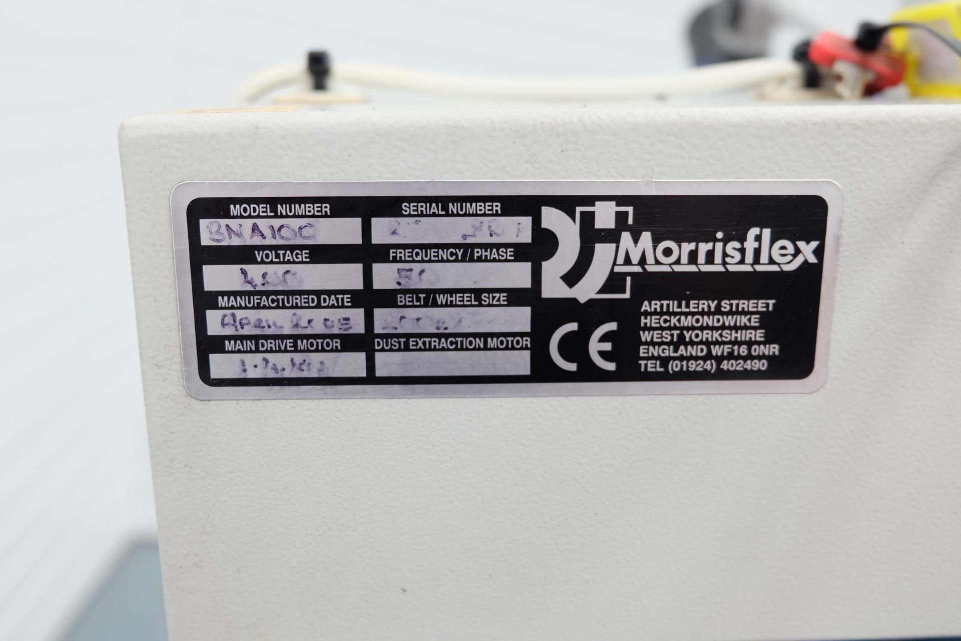 Morrisflex Model BNA100 Drill Sharpener and Grinding Machine. - Image 9 of 10