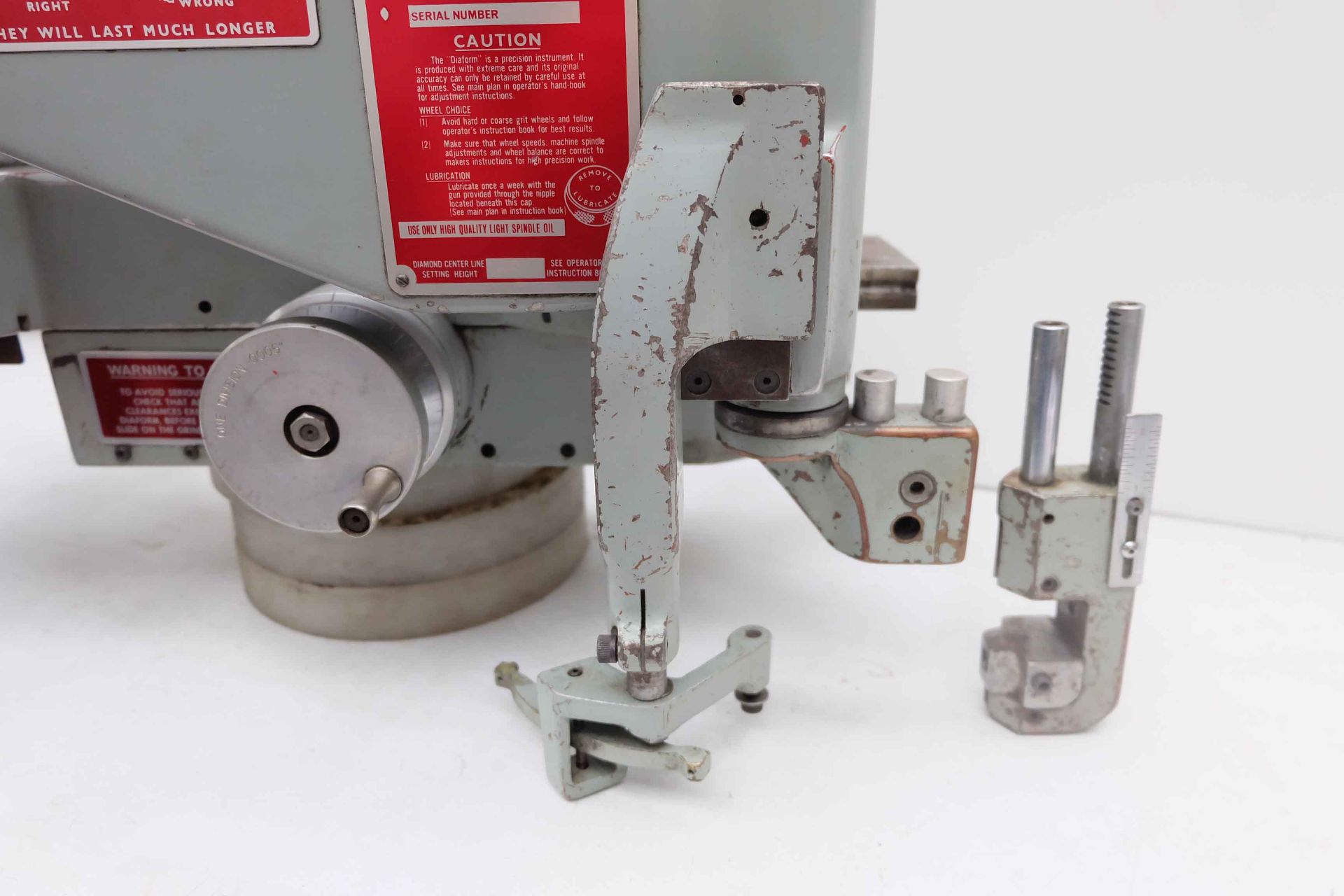 Diaform Wheel Forming Attachment for Jones & Shipman 540 Surface Grinding Machine. - Image 7 of 7