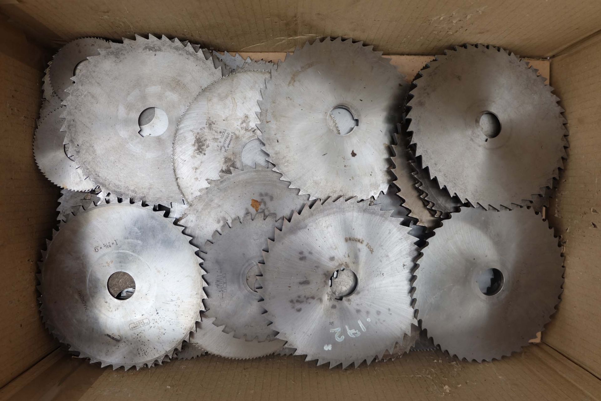 Quantity of Various Sized Slitting Saw Cutters for Milling Machines. Etc