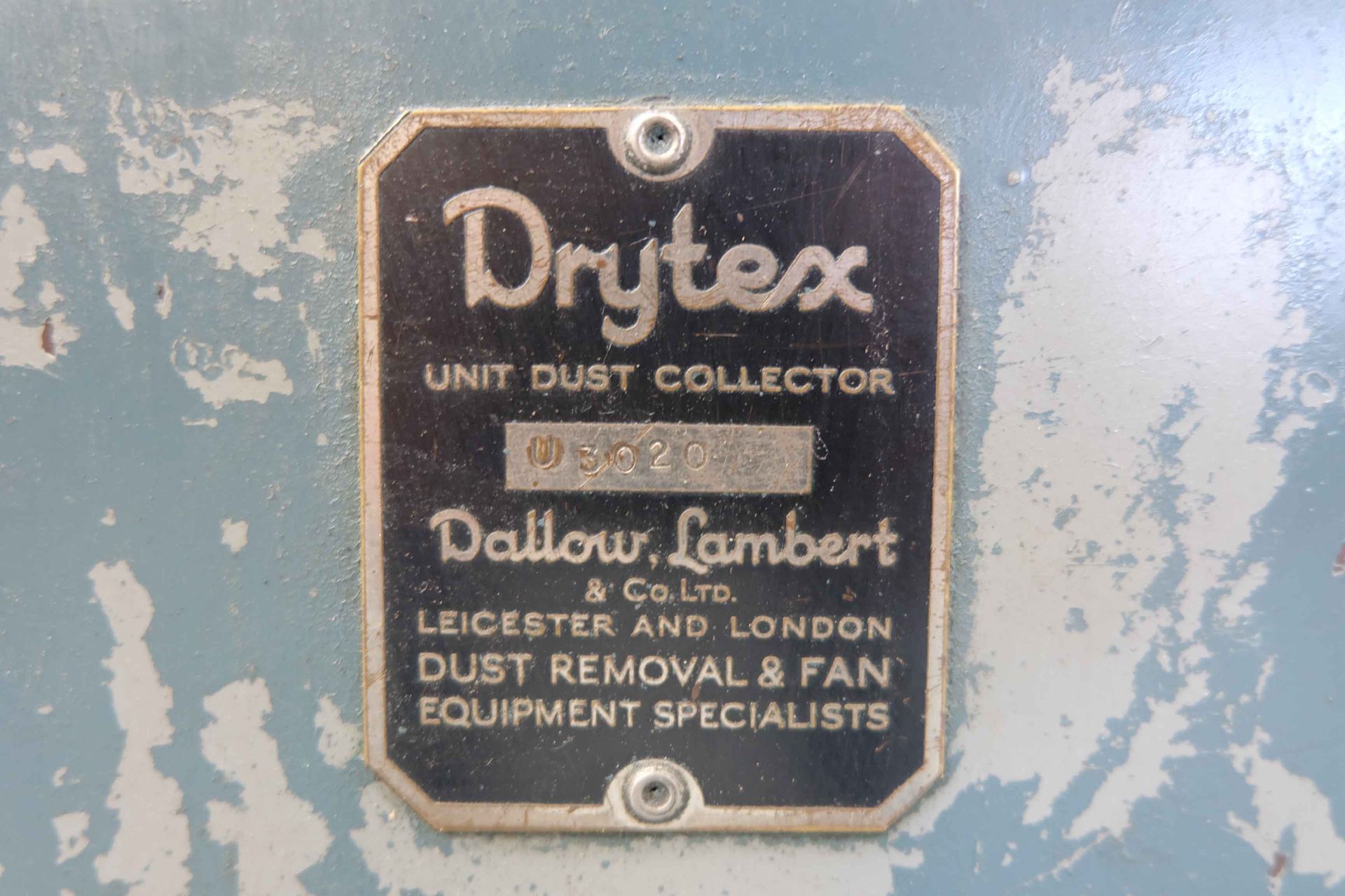 Drytex Grinding Dust Collector. 3 Phase Motor. - Image 6 of 7