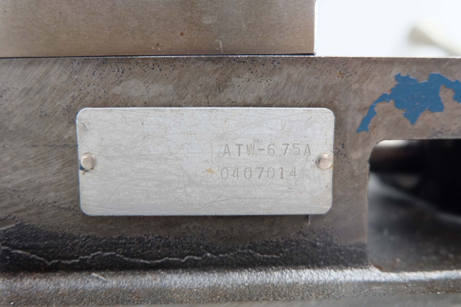 Autowell Model ATW 675A Machine Vice With Integrated Pull Down Mechanism. Width of Vice 6". - Image 3 of 6