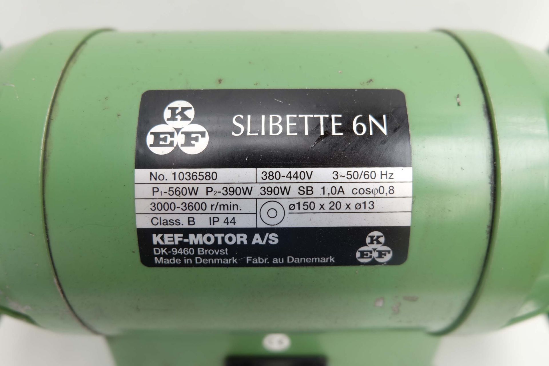 KEF Model Slibette 6N Double Ended Bench Grinder. - Image 2 of 5