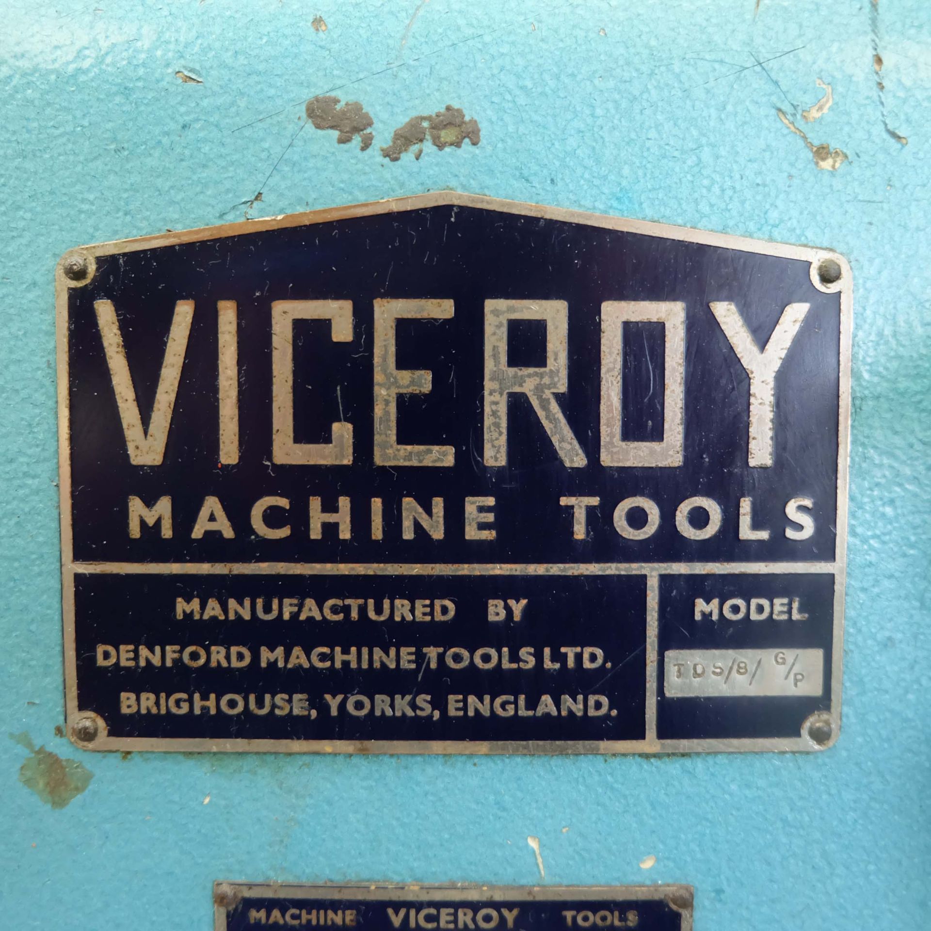 Viceroy Model TDS/8/G/P Double Ended Pedestal Grinding & Polishing Machine. Motor: 3 Phase, 3/4 HP. - Image 6 of 8