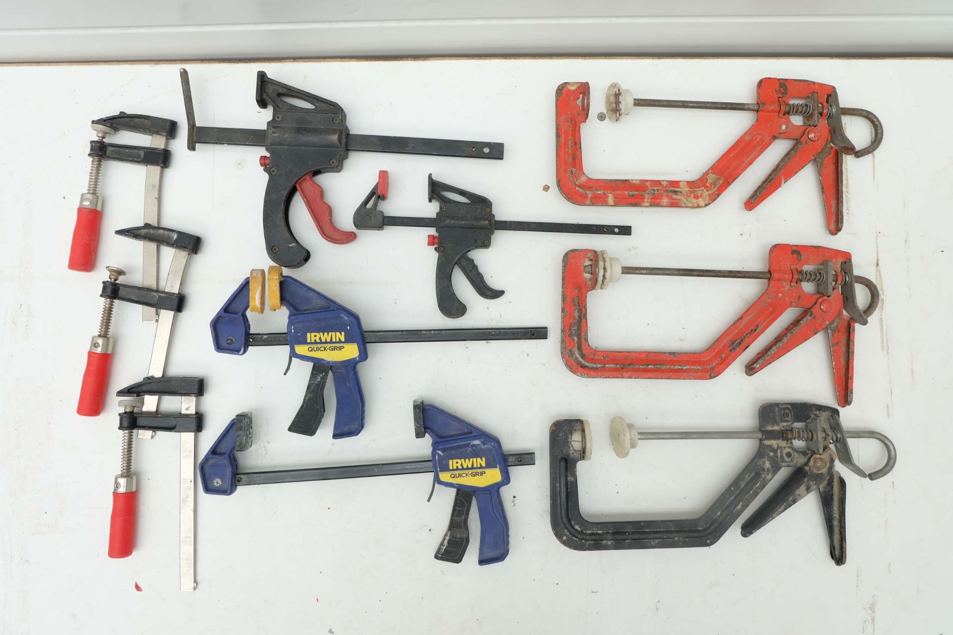 Quantity of Quick Grip, Solo Clamps & Small Sash Clamps.