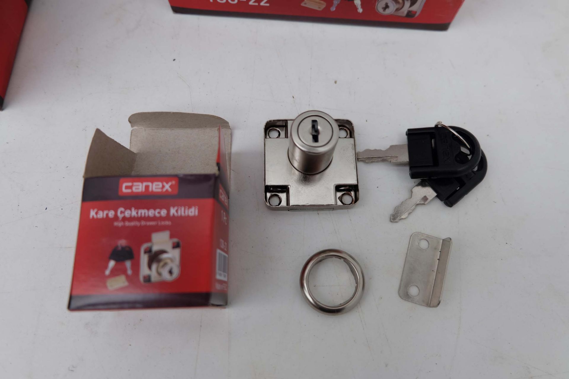 59 x Canex High Quality Drawer Locks. Model 138-22. - Image 7 of 7