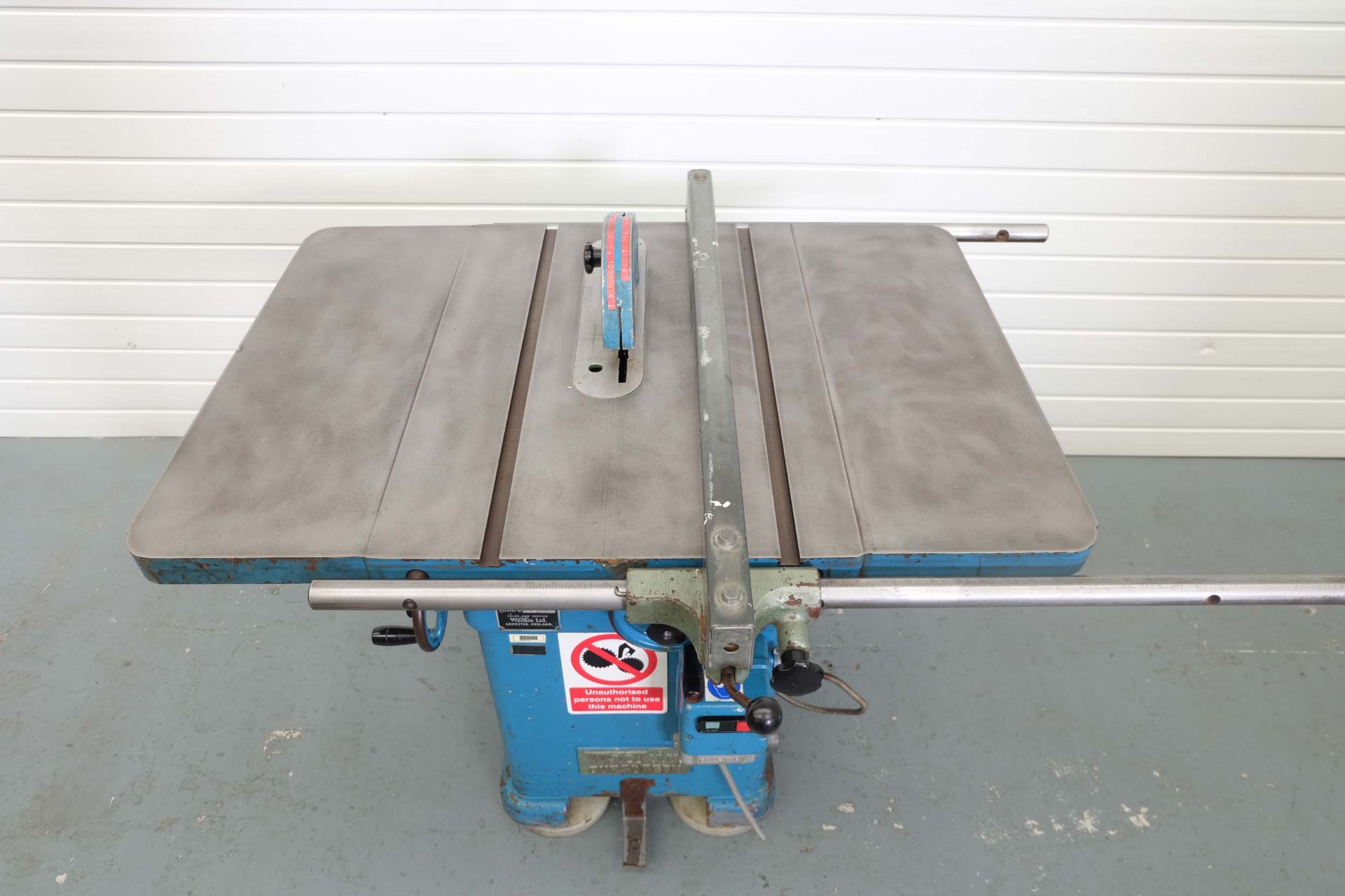 Wadkin Bursgreen AGS 10" Tiliting Arbor Table Saw. Blade Capacity 10" or 12" Max. Max Depth of Cut w - Image 2 of 9